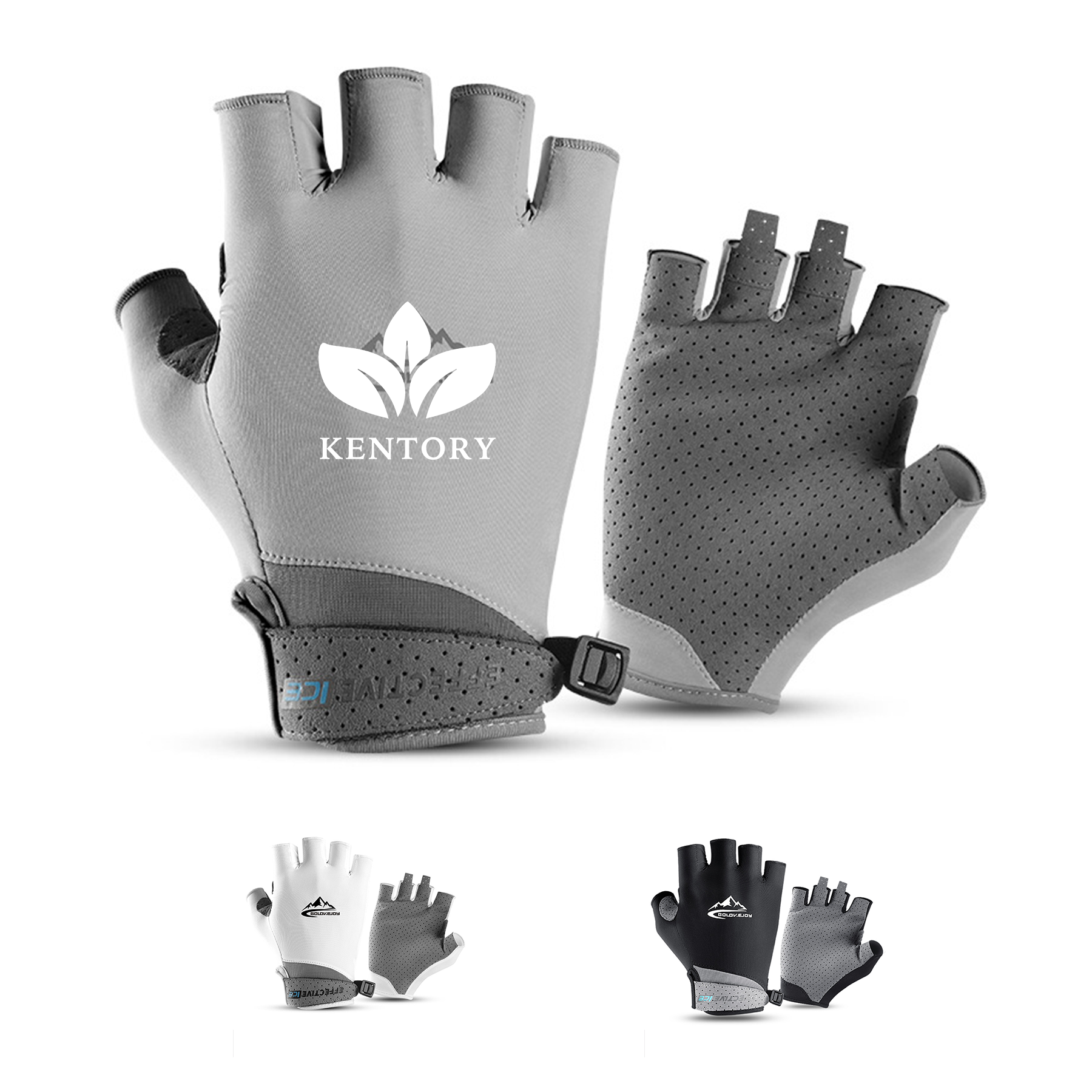 Ice Silk Half Finger Glove 2