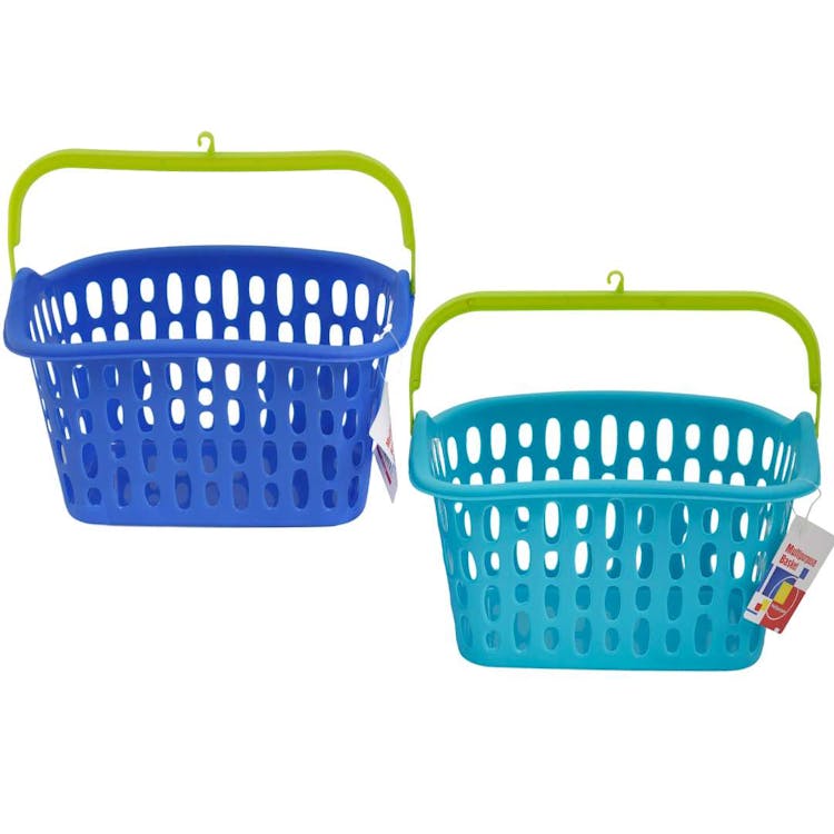 Baskets With Handles & Hooks - Assorted Colors 2