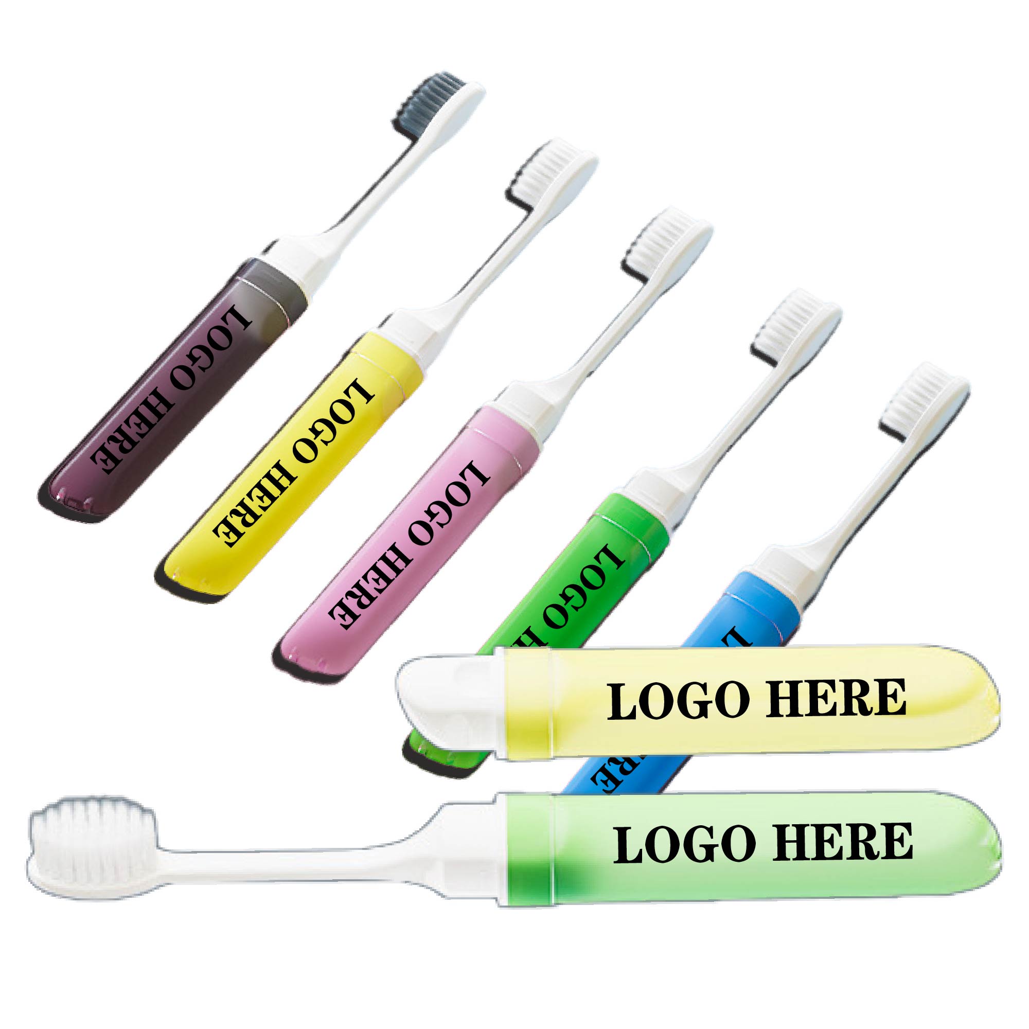 Transparent Travel Toothbrush w/Sleeve 1