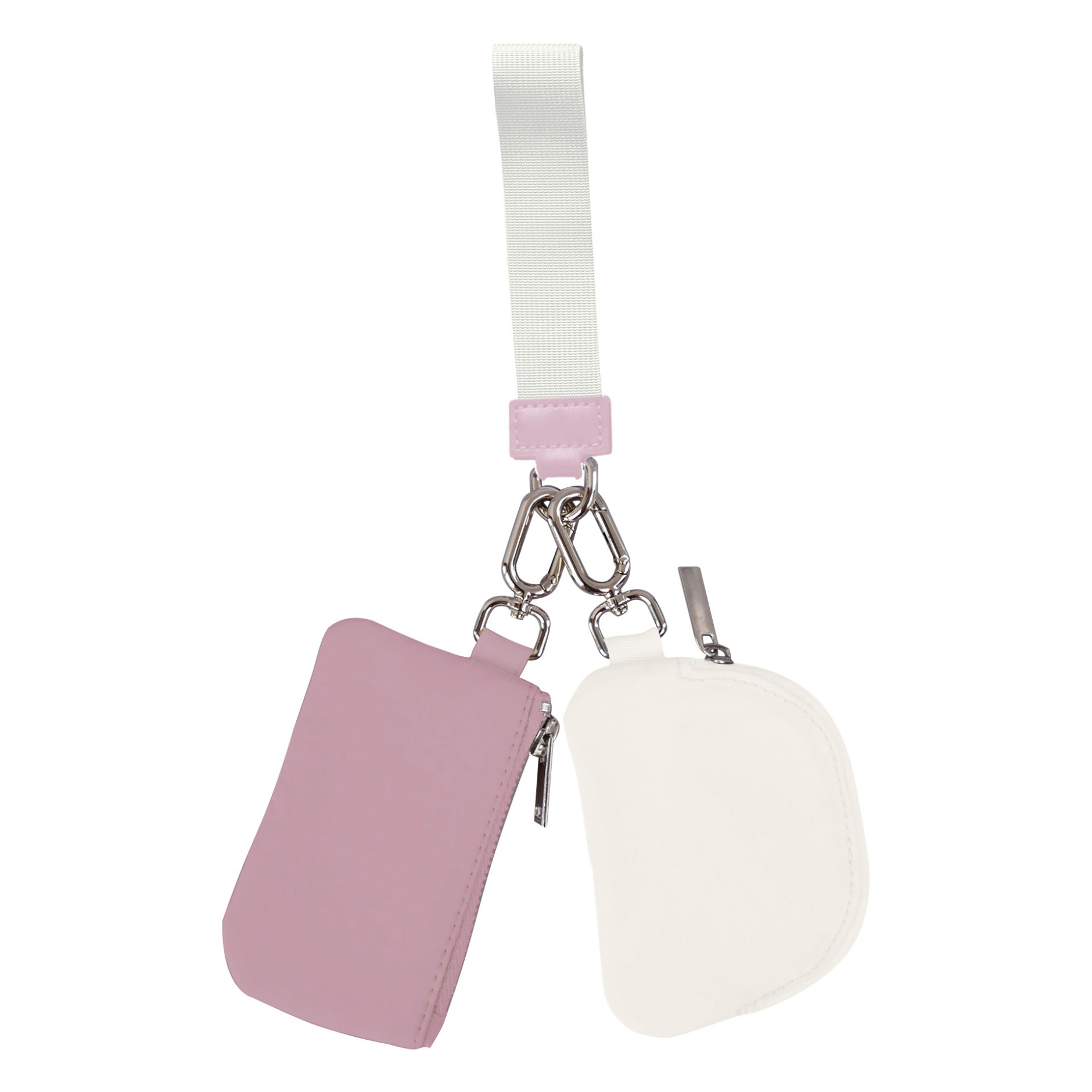 Dual Pouch Wristlet Keychain Wallet 10