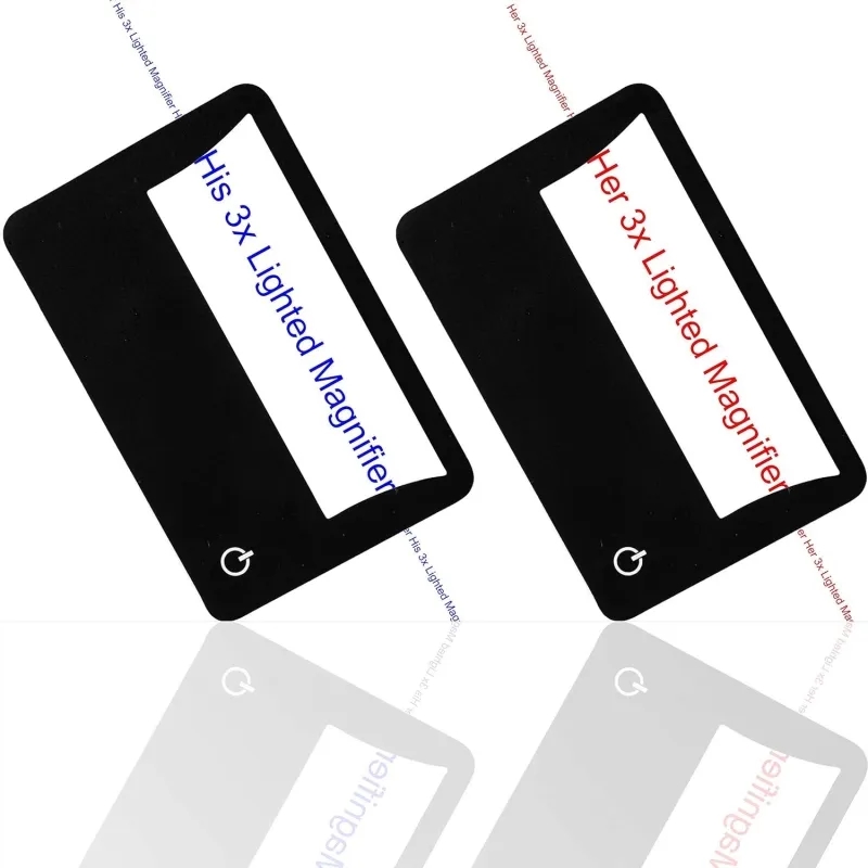 LED Credit Card Size 3X Magnifier 6