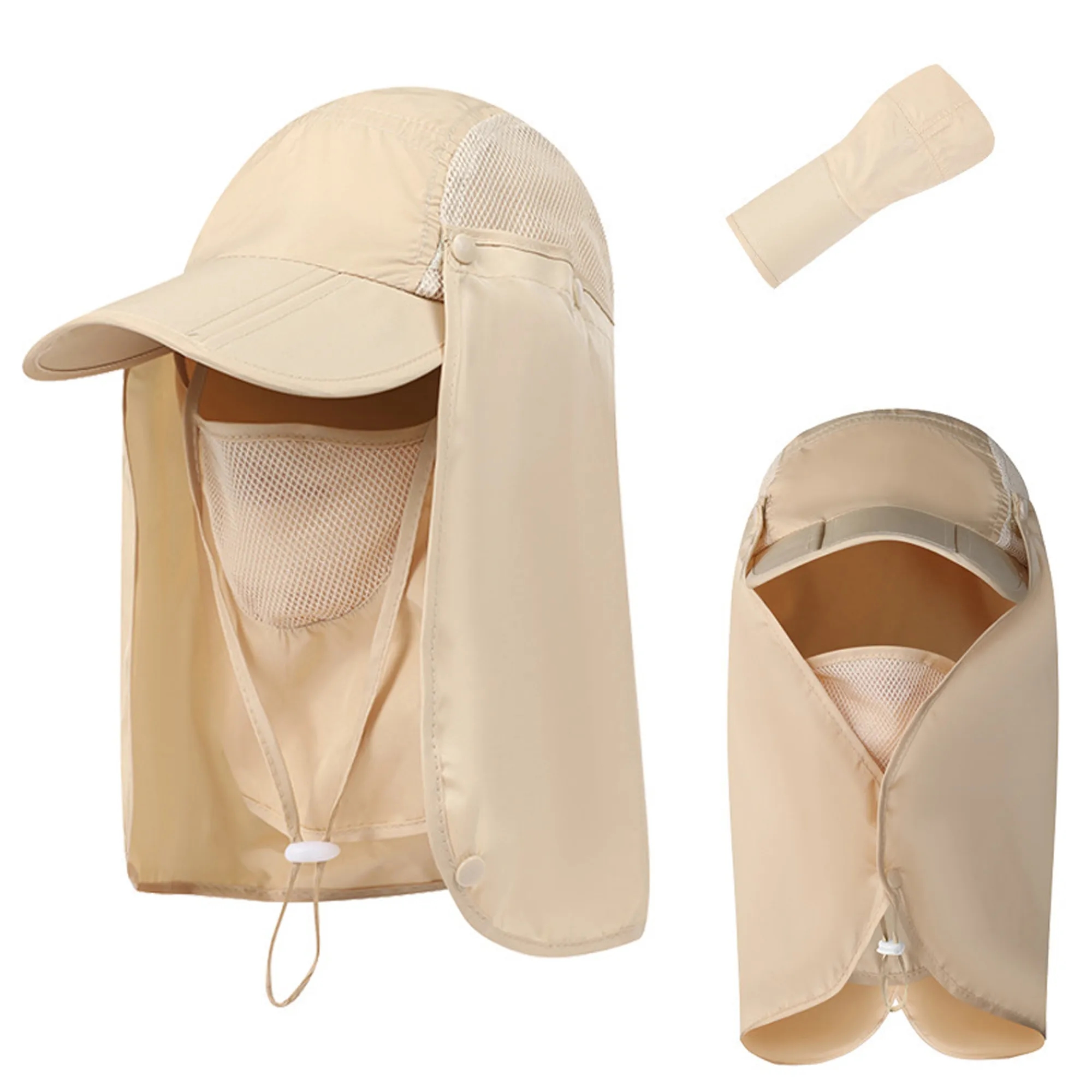 Multifunctional Fishing Hat With Neck & Face Flap Cover 5