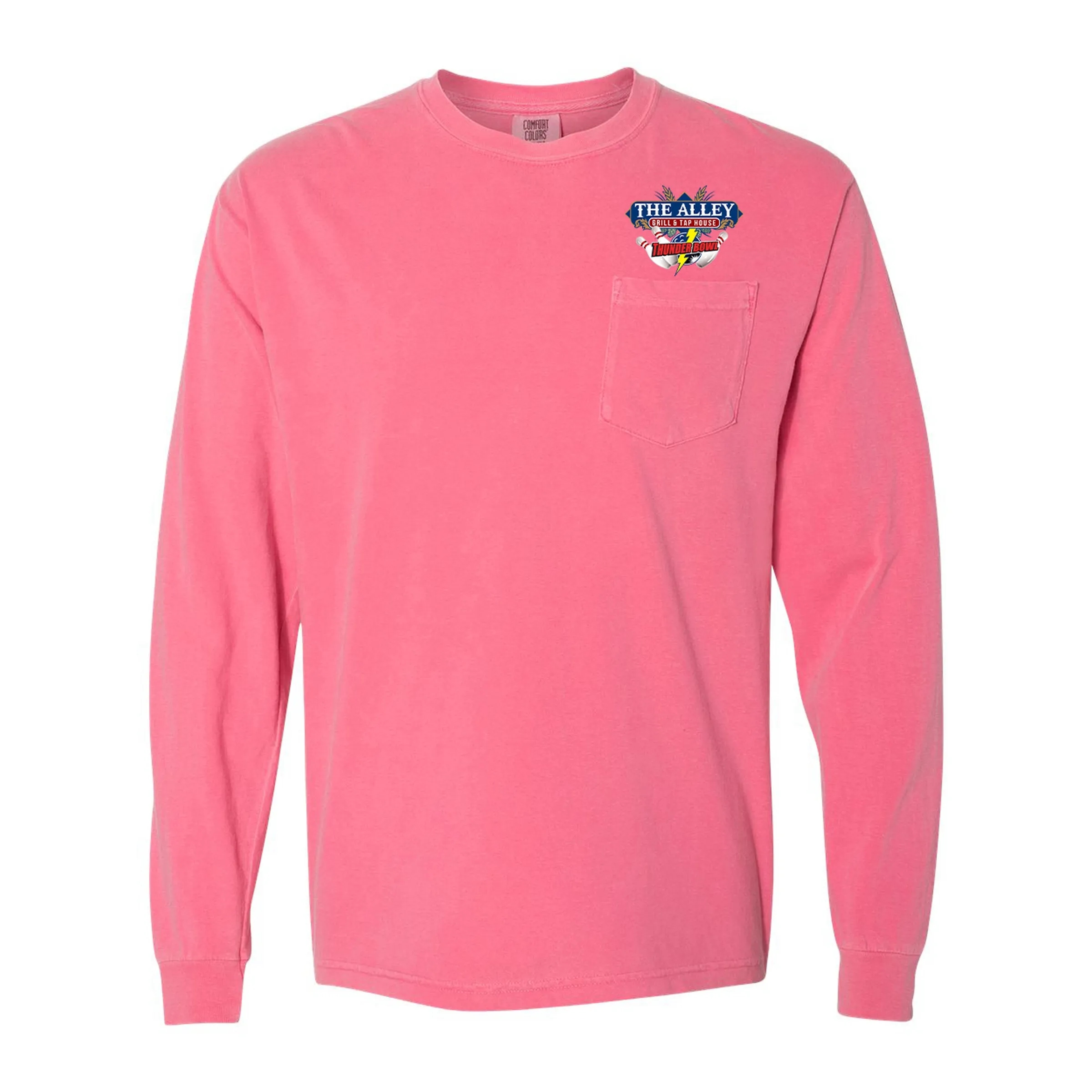 COMFORT COLORS ADULT 6.1 OZ LONG-SLEEVE POCKET T-SHIRT 16