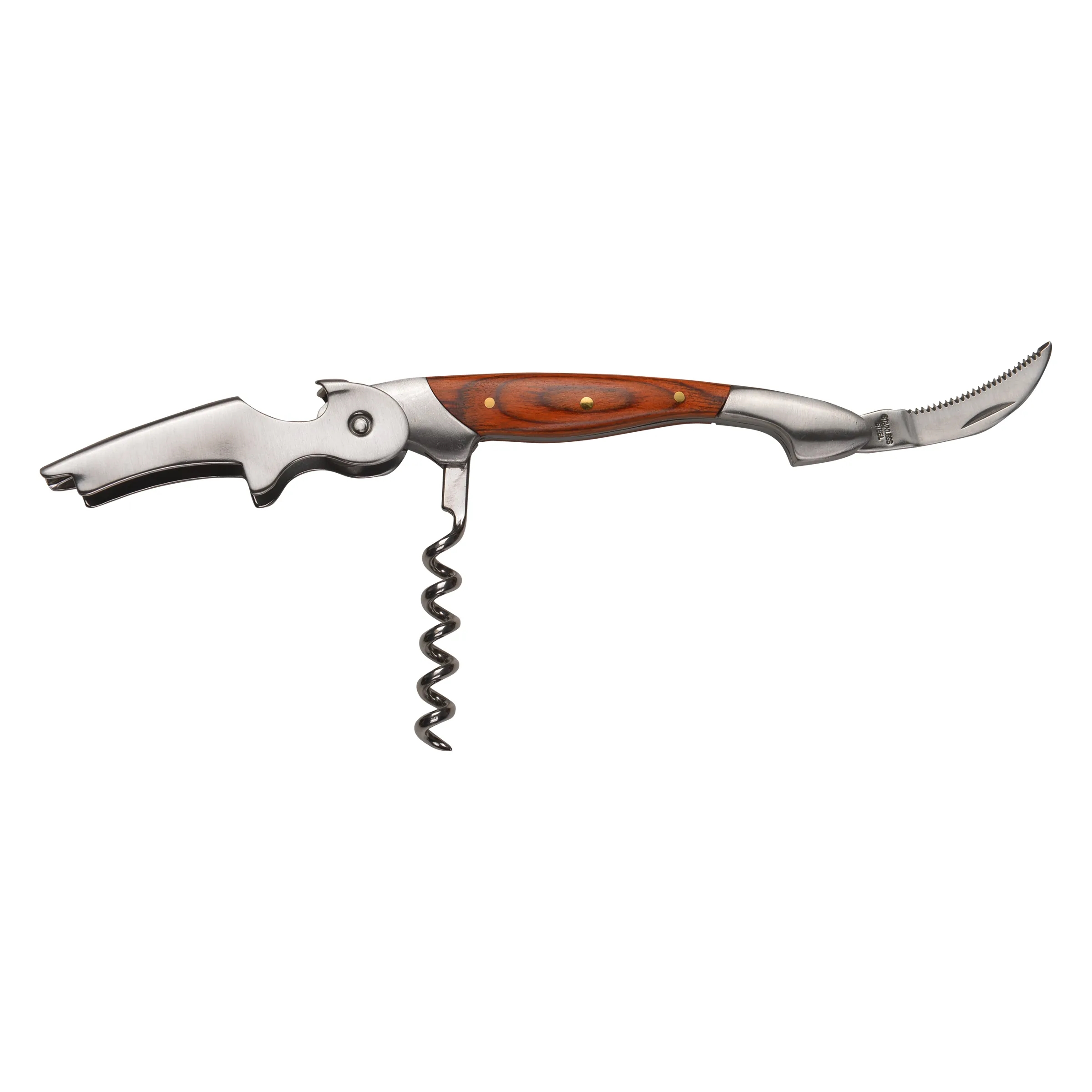 Crafted Wood Wine Corkscrew 2