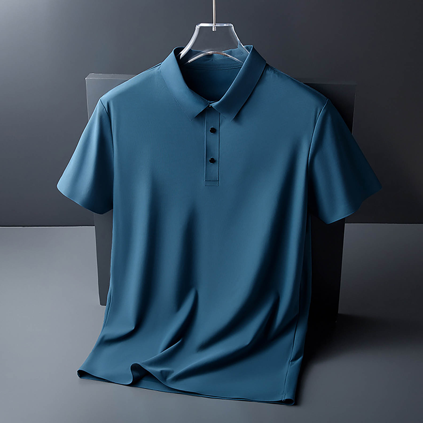 Essentials Men's Regular-Fit Quick-Dry Golf Polo Shirt 5
