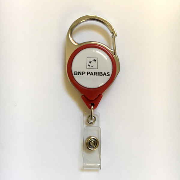 No-Twist Carabiner Badge Reel 1