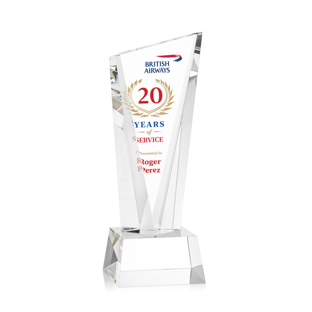 Plymouth VividPrint™ Award on Robson Base - Clear 9