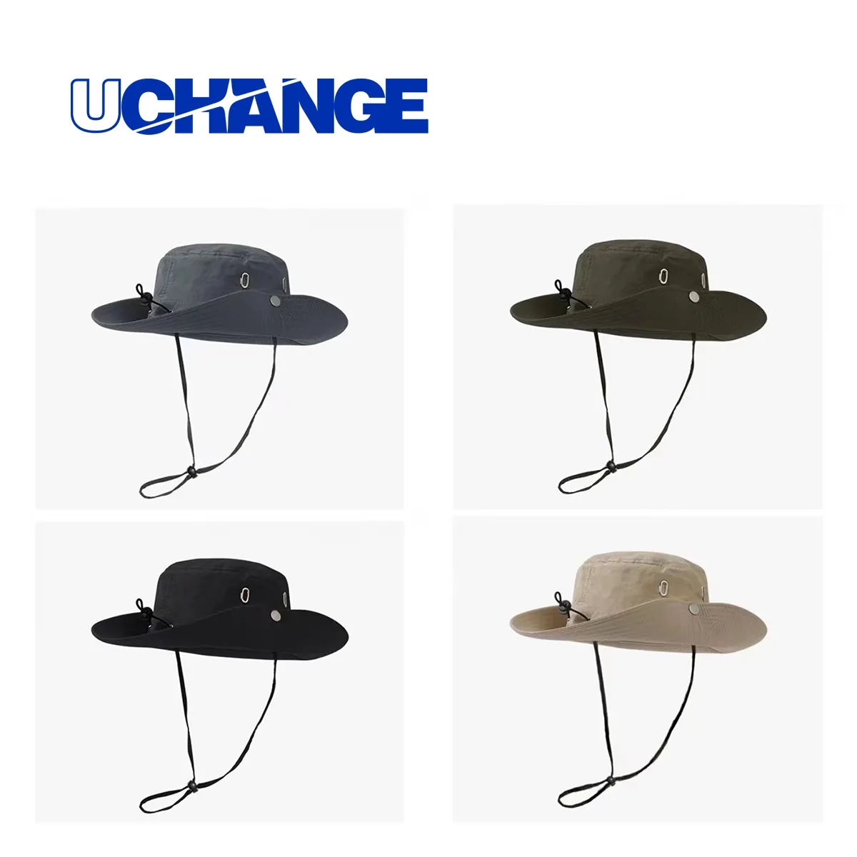 Wide Brim Outdoor Sun Protection Boonie Hat 4