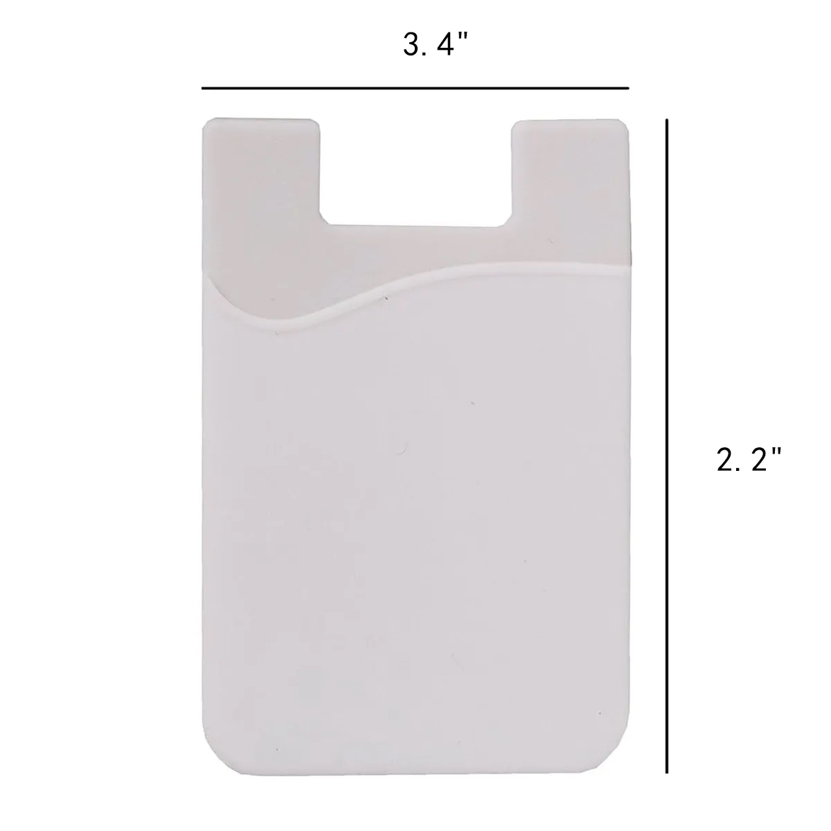 Stick-on Silicone Phone Back Pocket Wallet Card Holder 5
