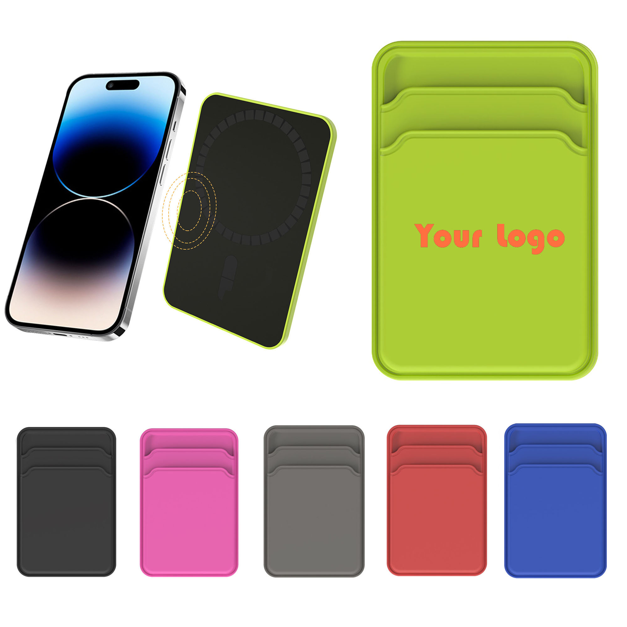 Silicone Phone Cards Holder 8