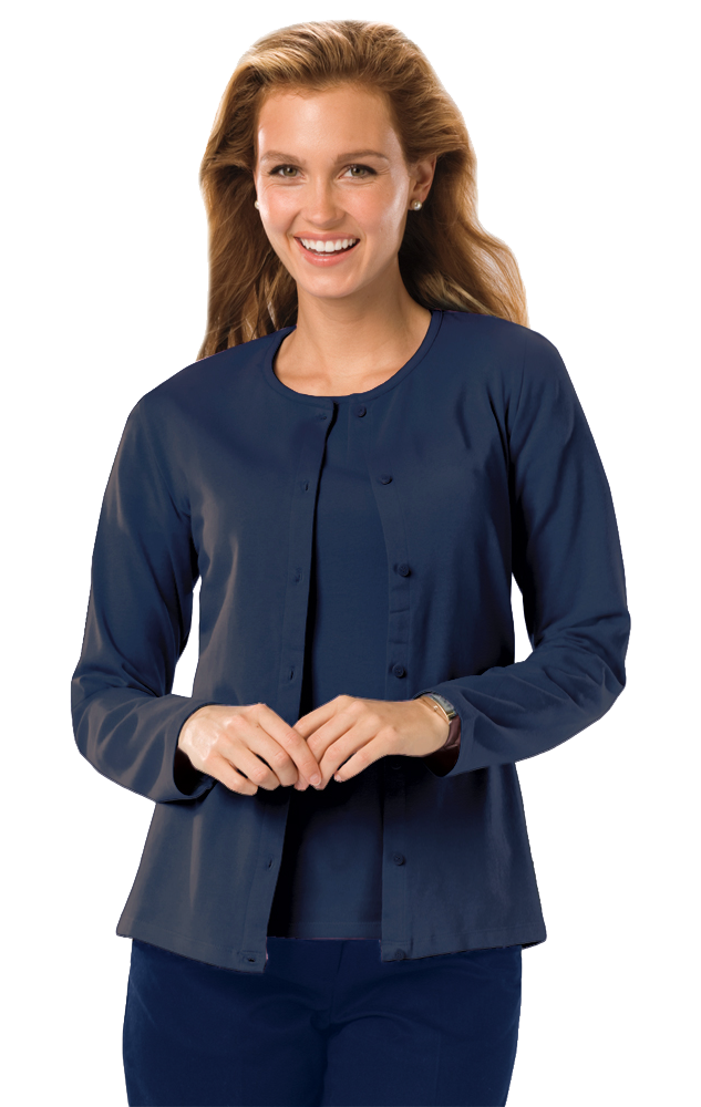 Ladies' L/S Button Front Cardigan 5