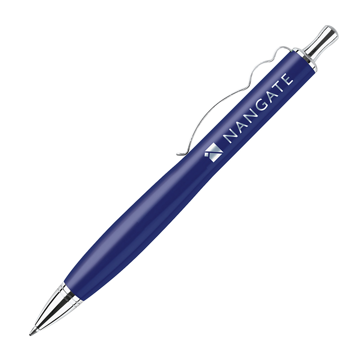 Lacquer Coated Pen with Wavy Chrome Clip 10