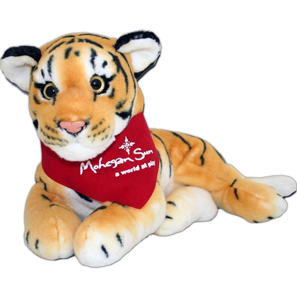 8" Jungle Animals Sitting Bengal Tiger