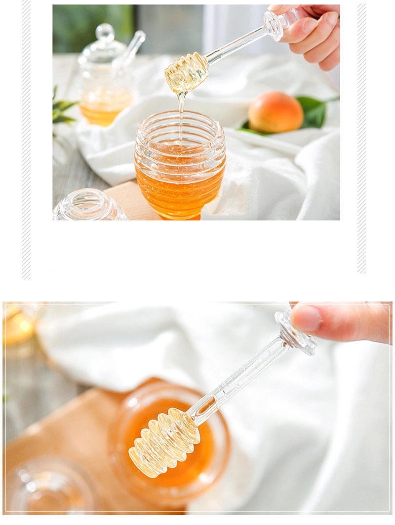 Honey Jar with Stirring Rod 7