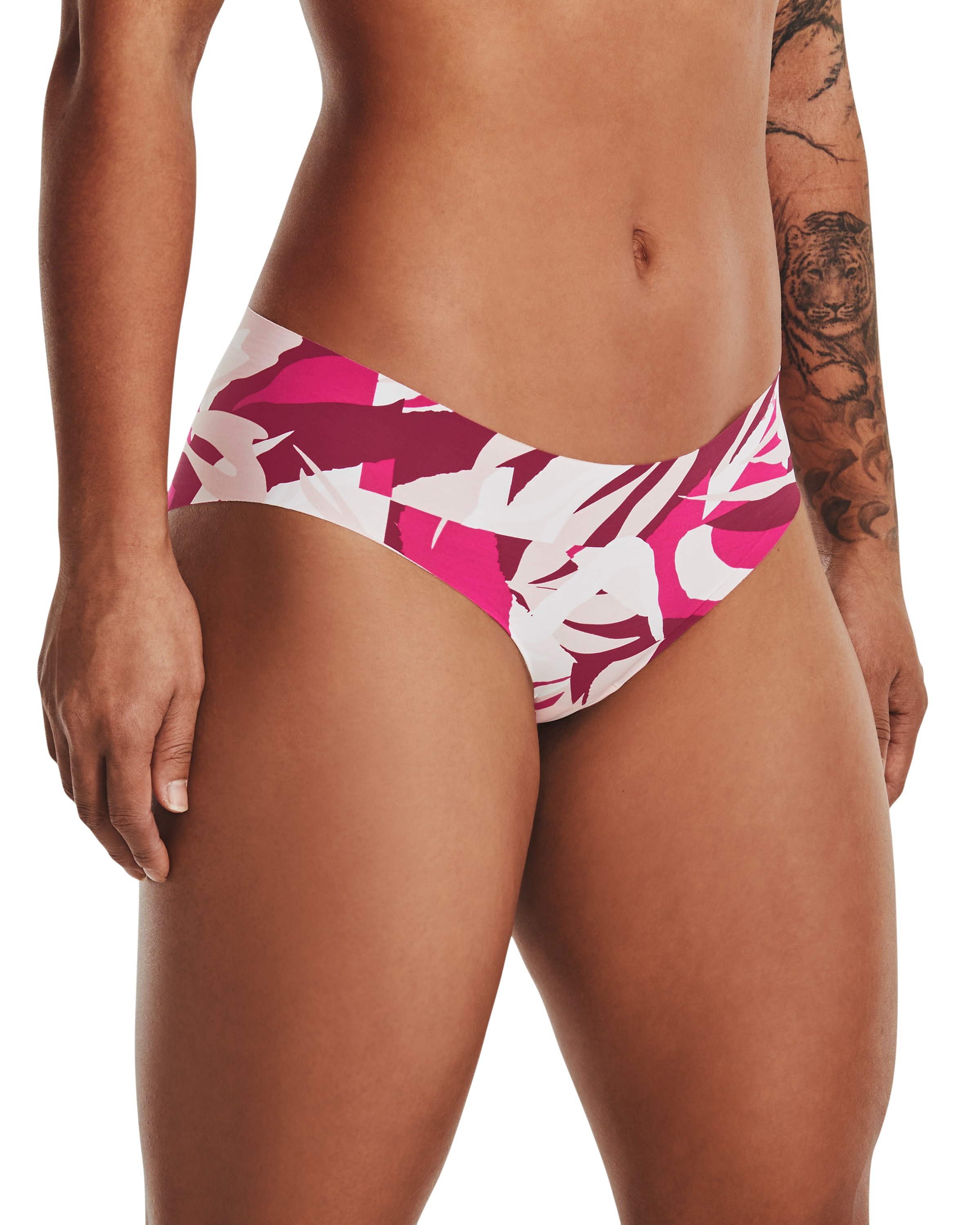 UA Pure Stretch Printed Women's 3-Pack Hipster 6