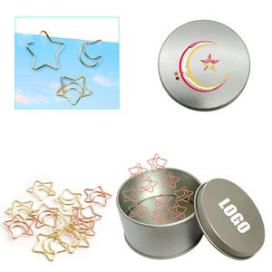 Diamond Shaped Paper Clips in Tin Box 6