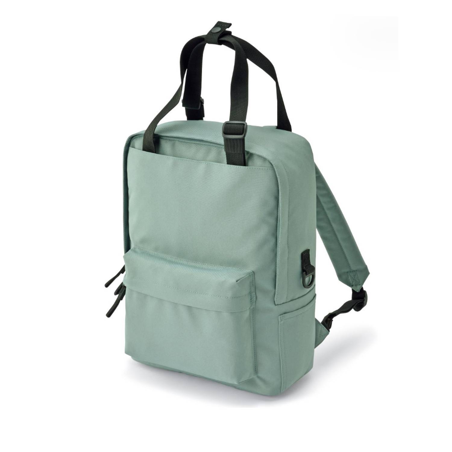 Oxford Square Polyester Backpack 4