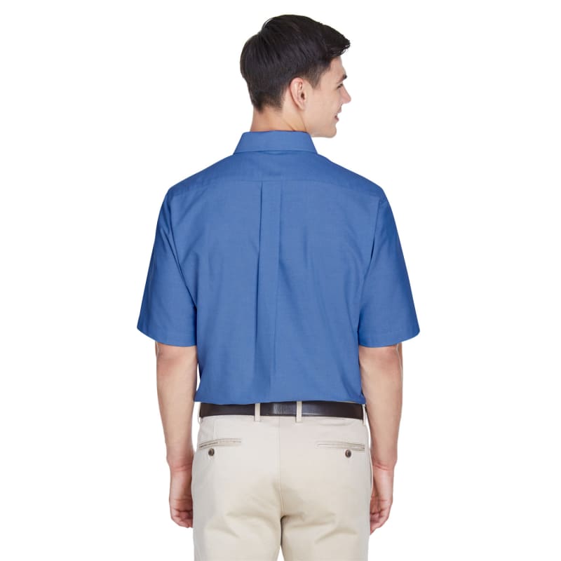 UltraClub Men's Classic Wrinkle-Resistant Short-Sleeve Oxford 27
