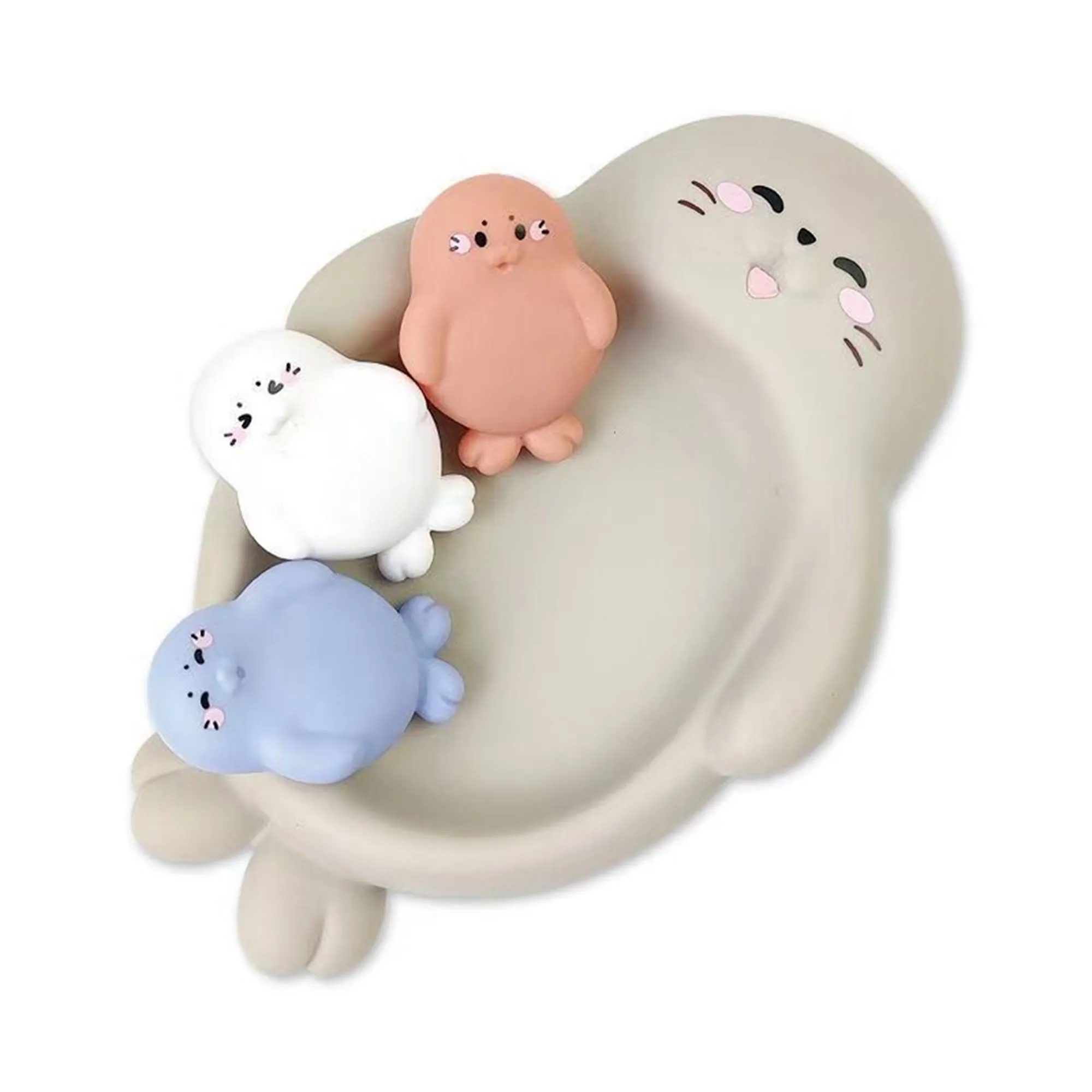 Baby Bath Toy Cartoon Animals Safe Vinyl Build 6