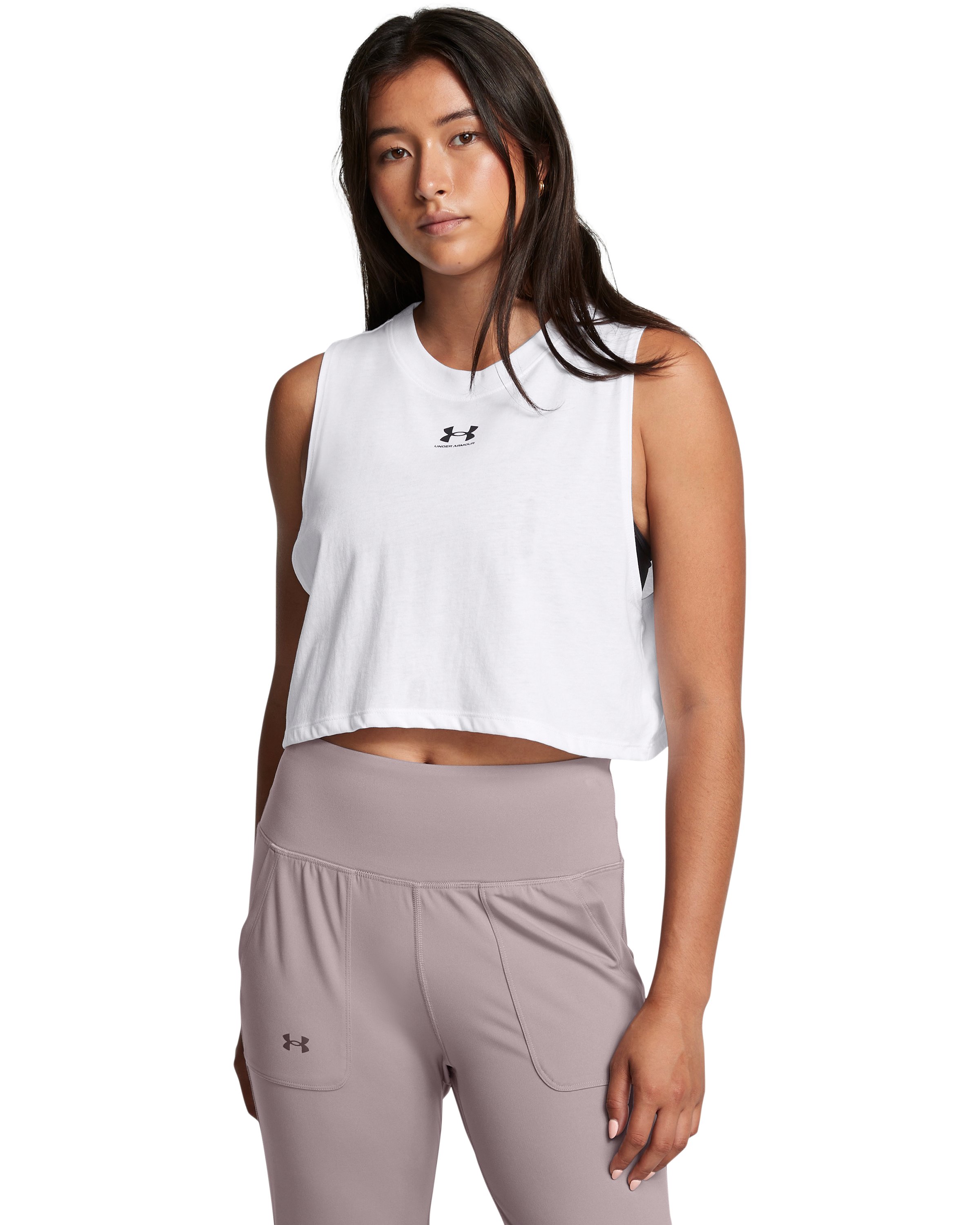 UA Cropped Logo Women's Tank 5