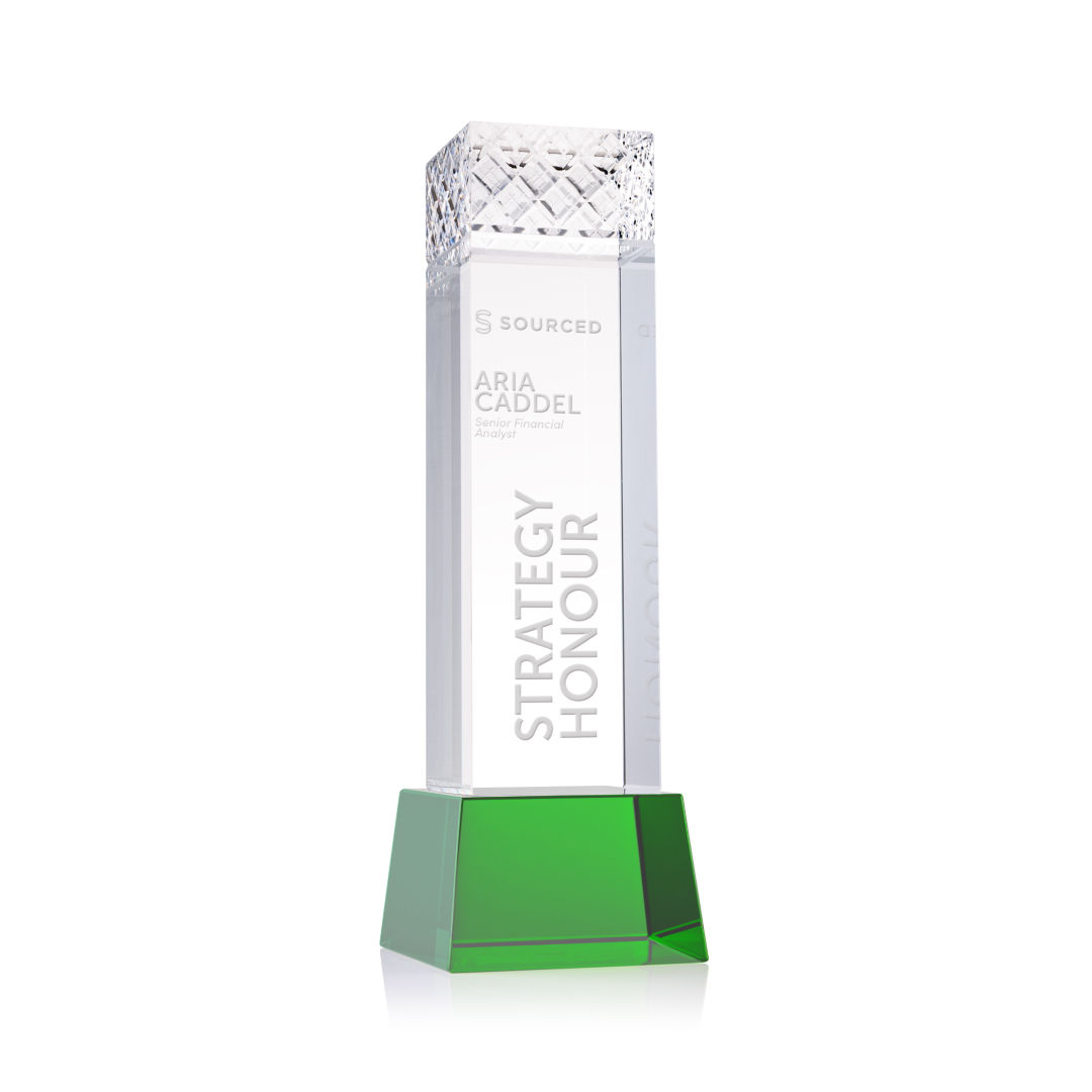 Velson Award on Base - Green 6