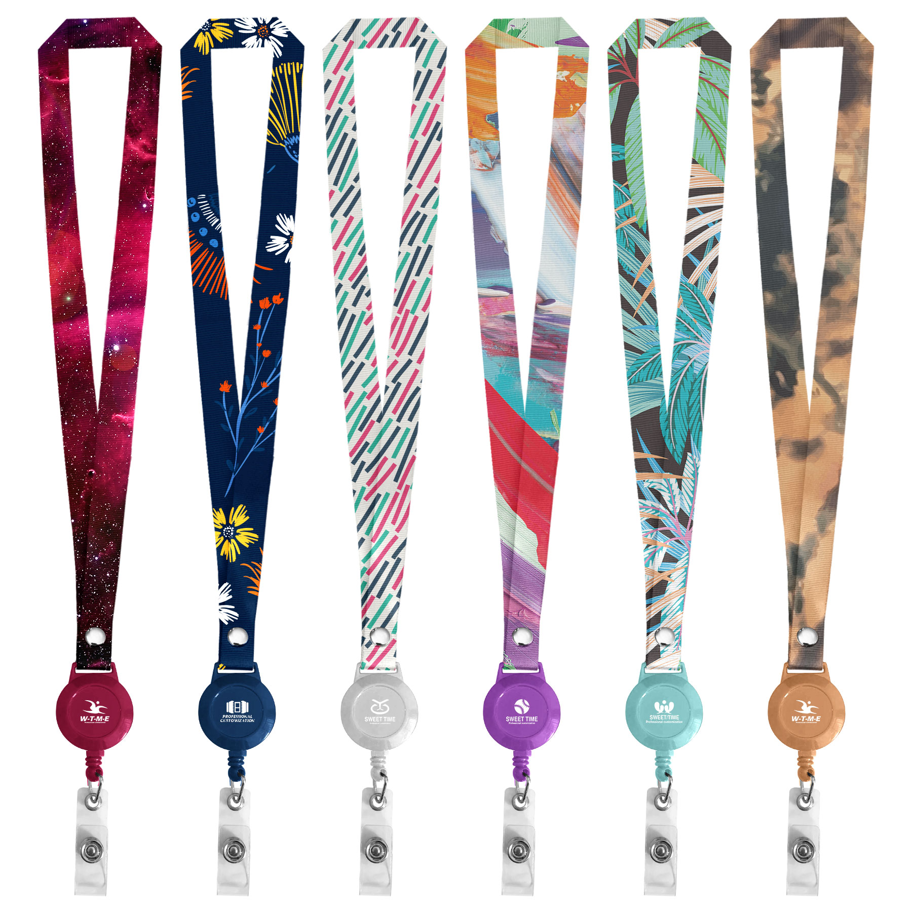 Sublimation Lanyard With Badge Reel 2
