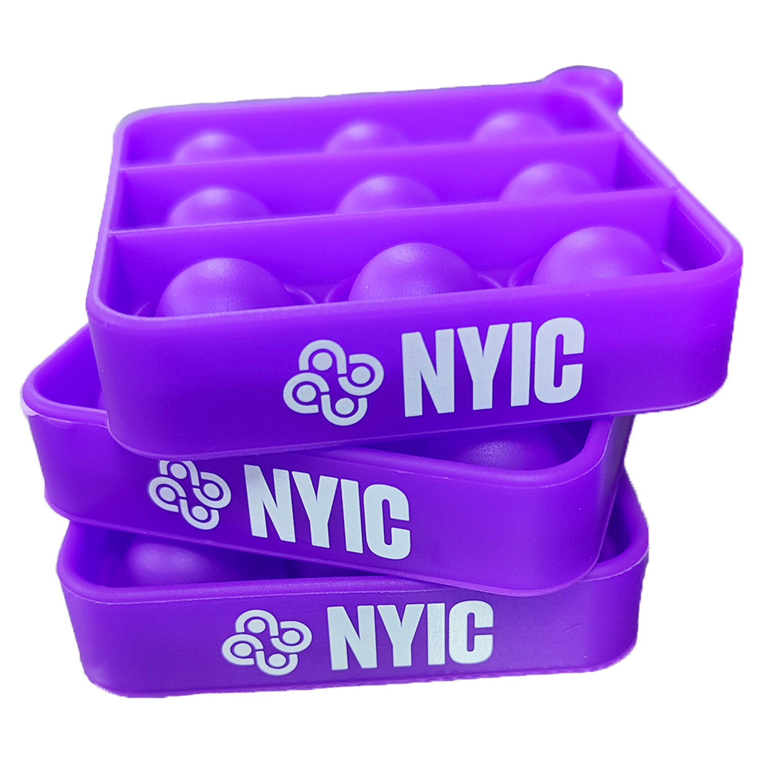 Fidget Popper Square Shaped Keychain 1