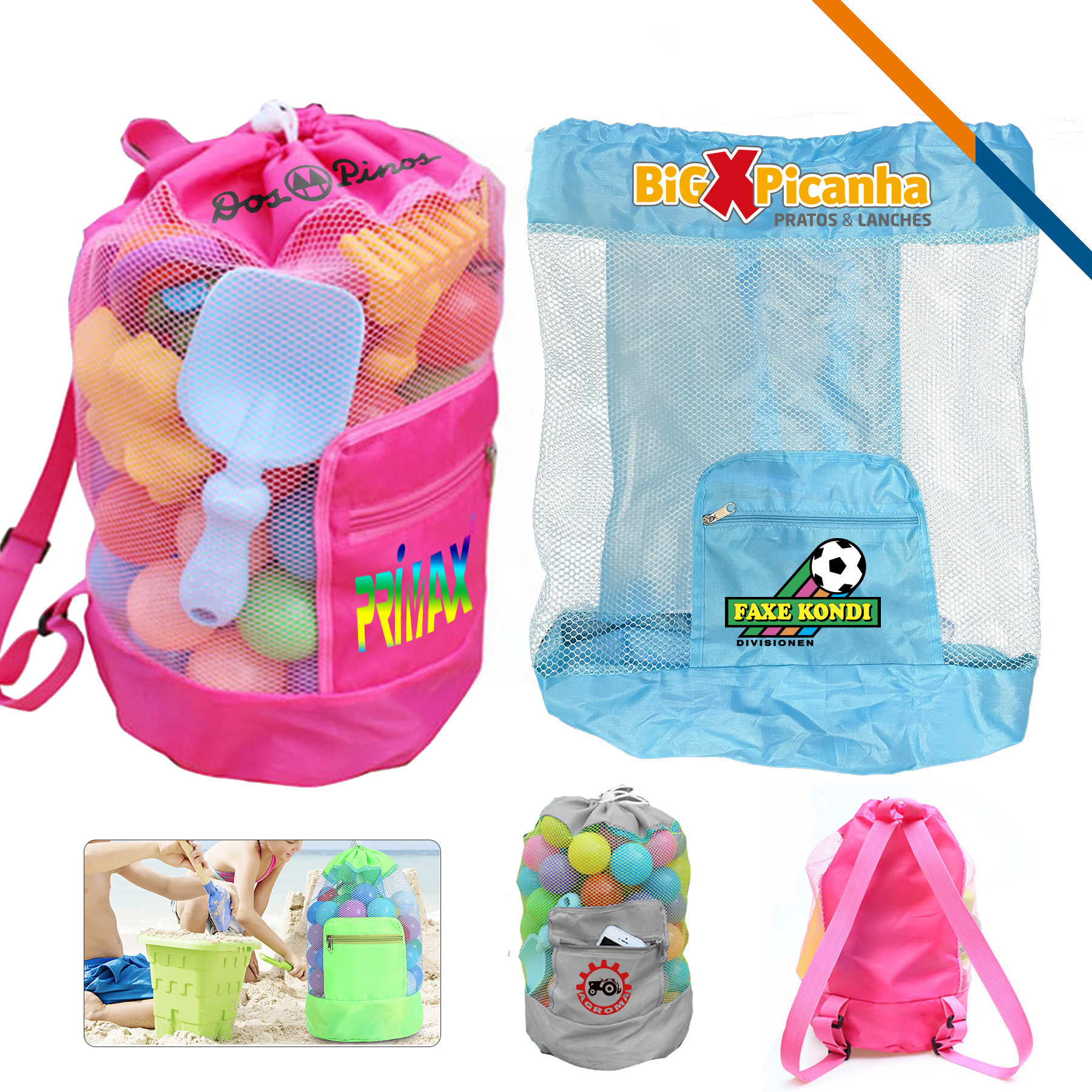 Esun Mesh Beach Backpack 12