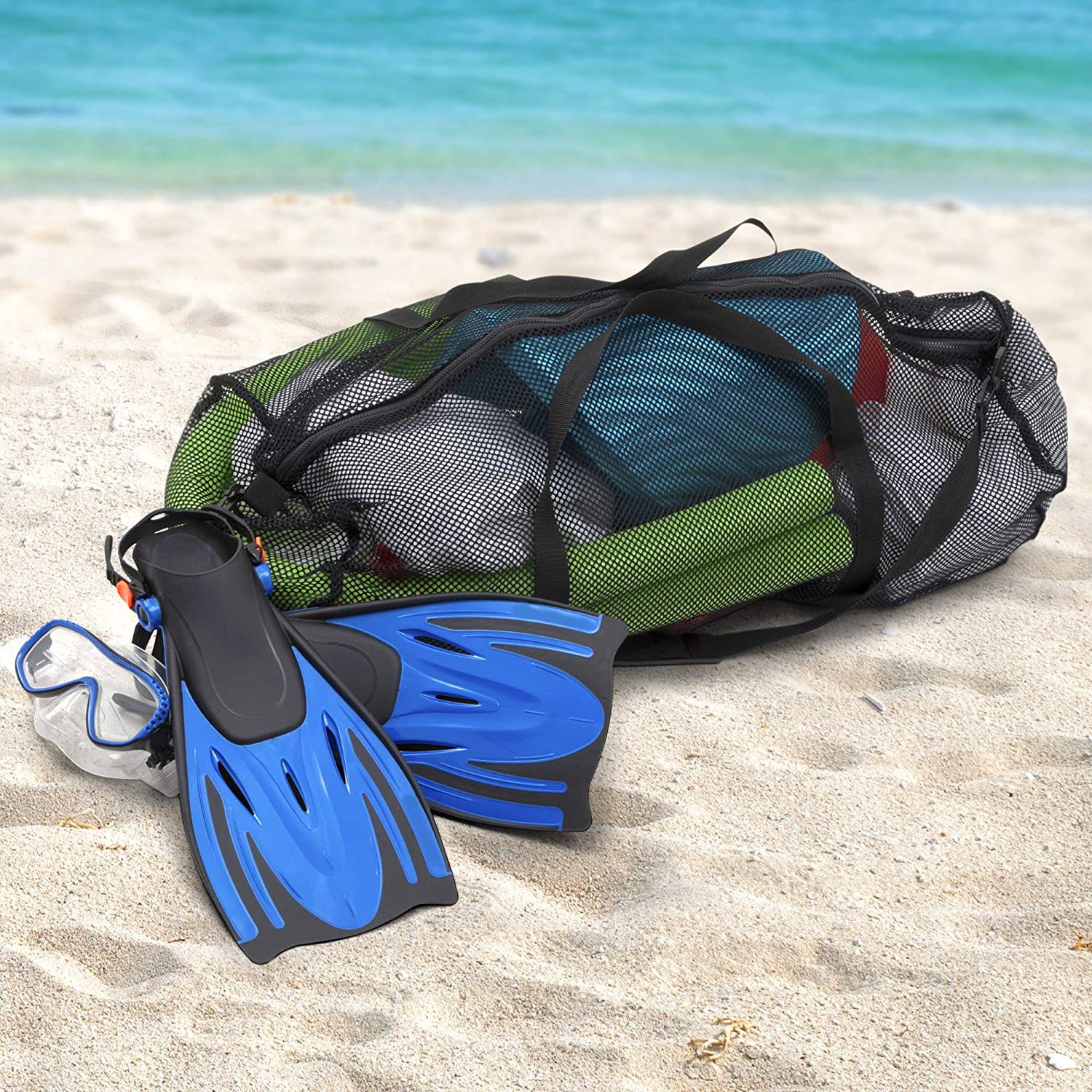 Large Capacity Sports Mesh Gym Bag 8