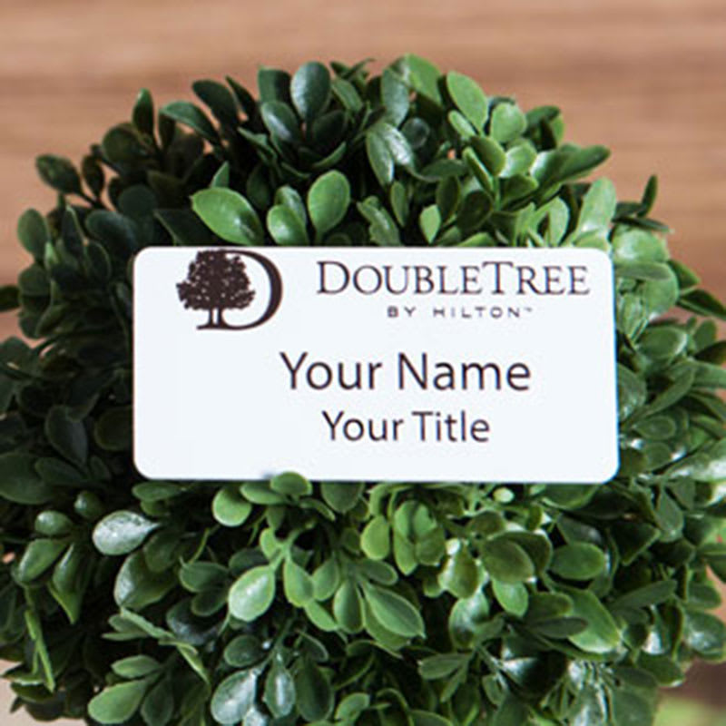 Custom Printed 1.5" X 3" Rectangle Name Badges 3