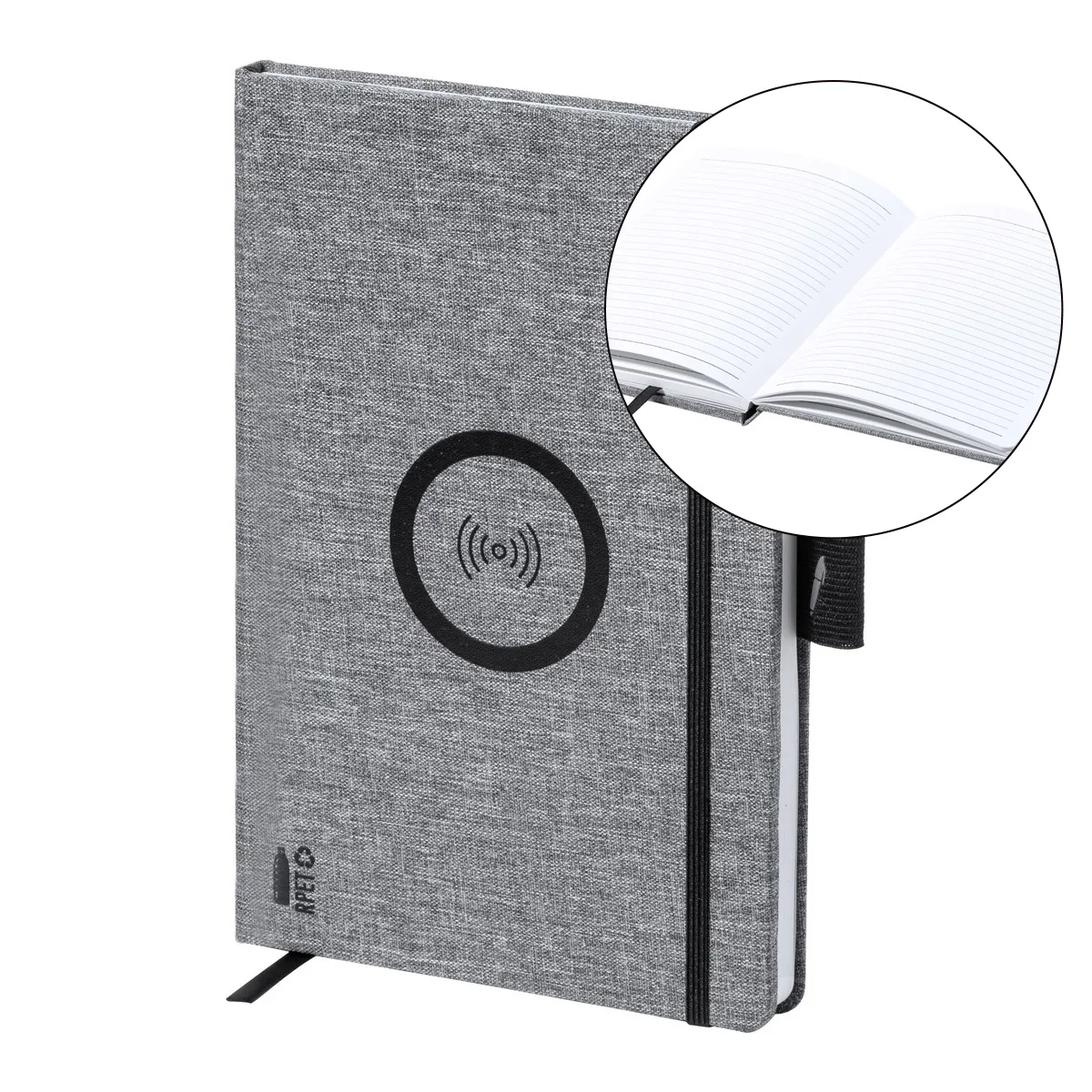 A5 Executive Notebook with Wireless Charging Cover 7