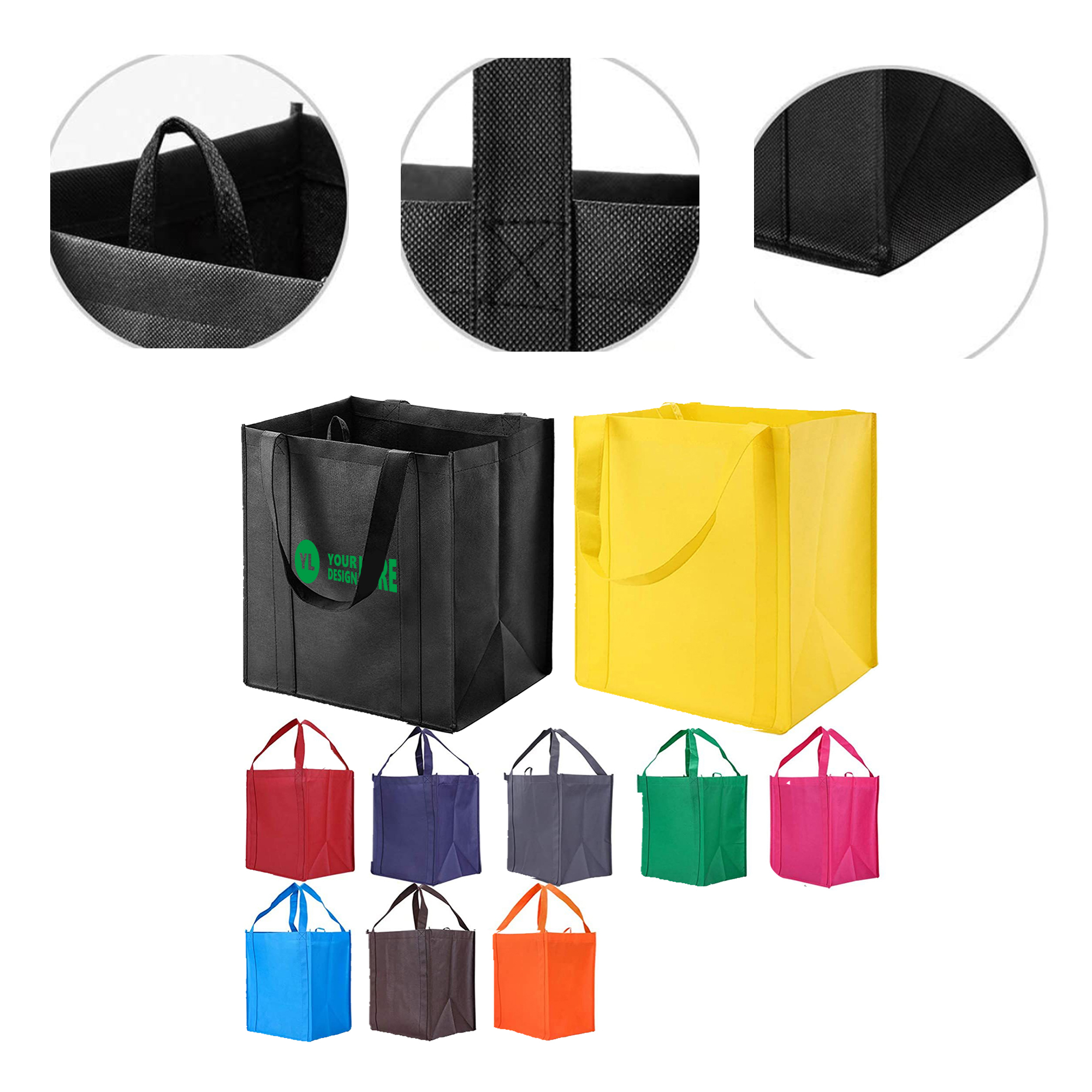 MOQ50 Personalized Non Woven Shopping Bag For Promotions 1