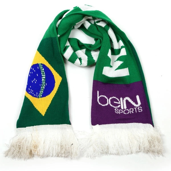 High Quality Jacquard Knitting Sports Scarf 2