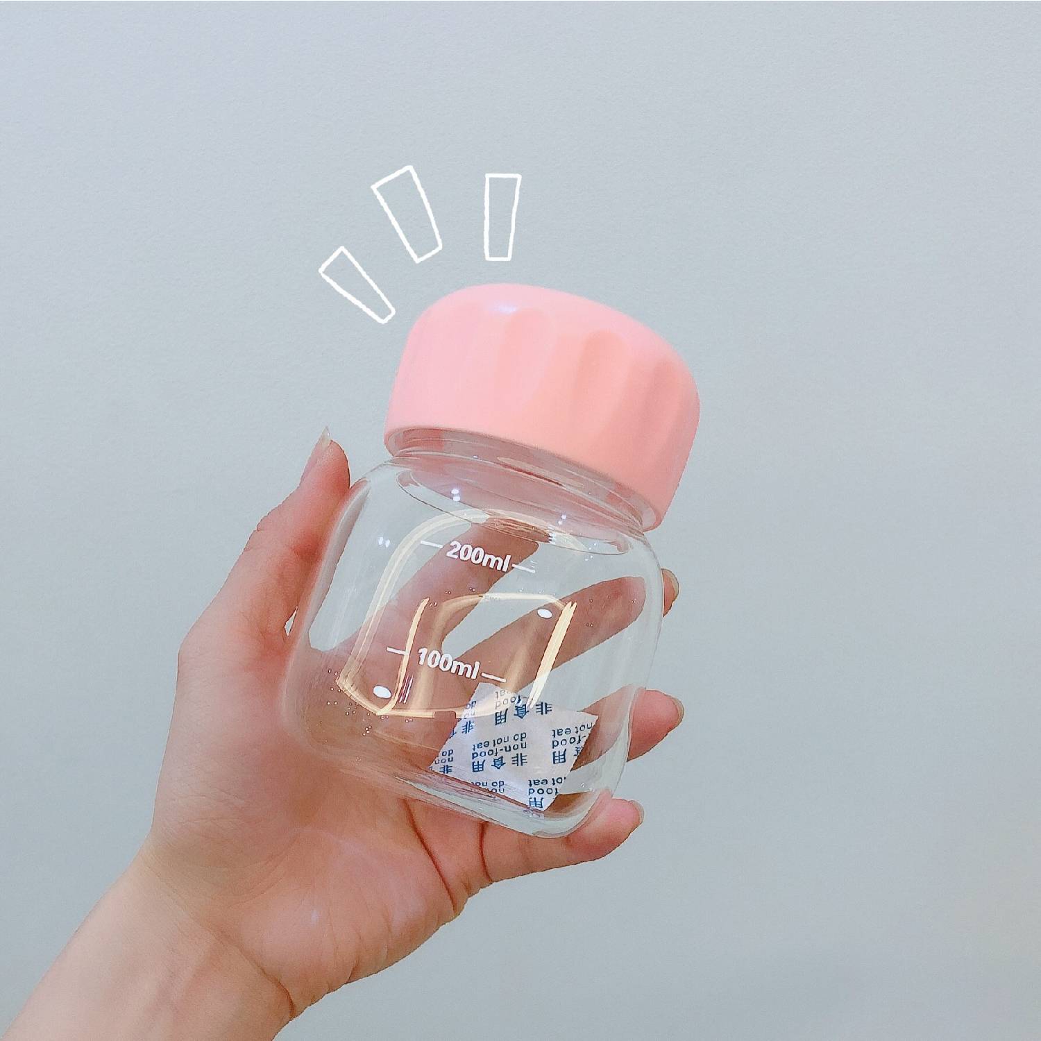 Single Layer Portable Mini Glass Bottle 5