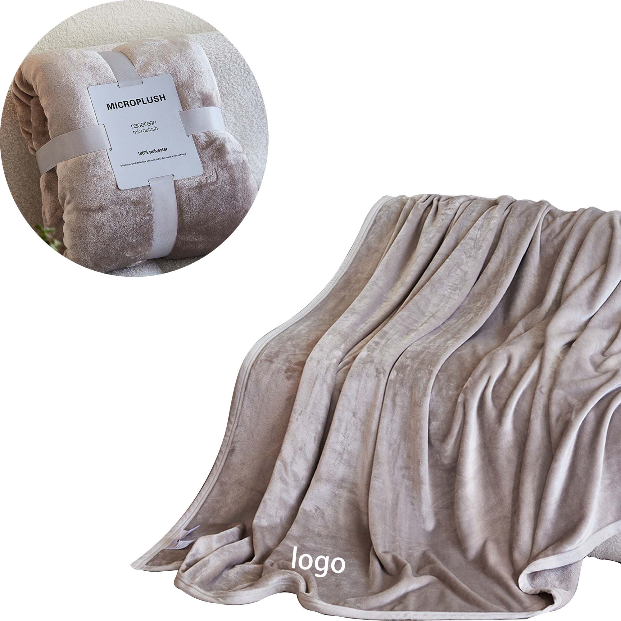 Solid Color Flannel Blanket 1