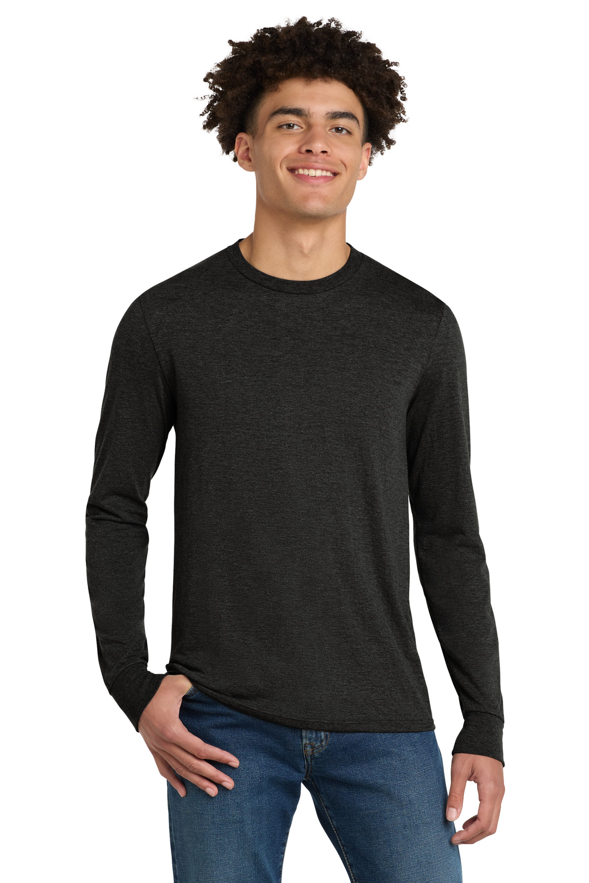 District Perfect Tri Long Sleeve Tee . DM132 4