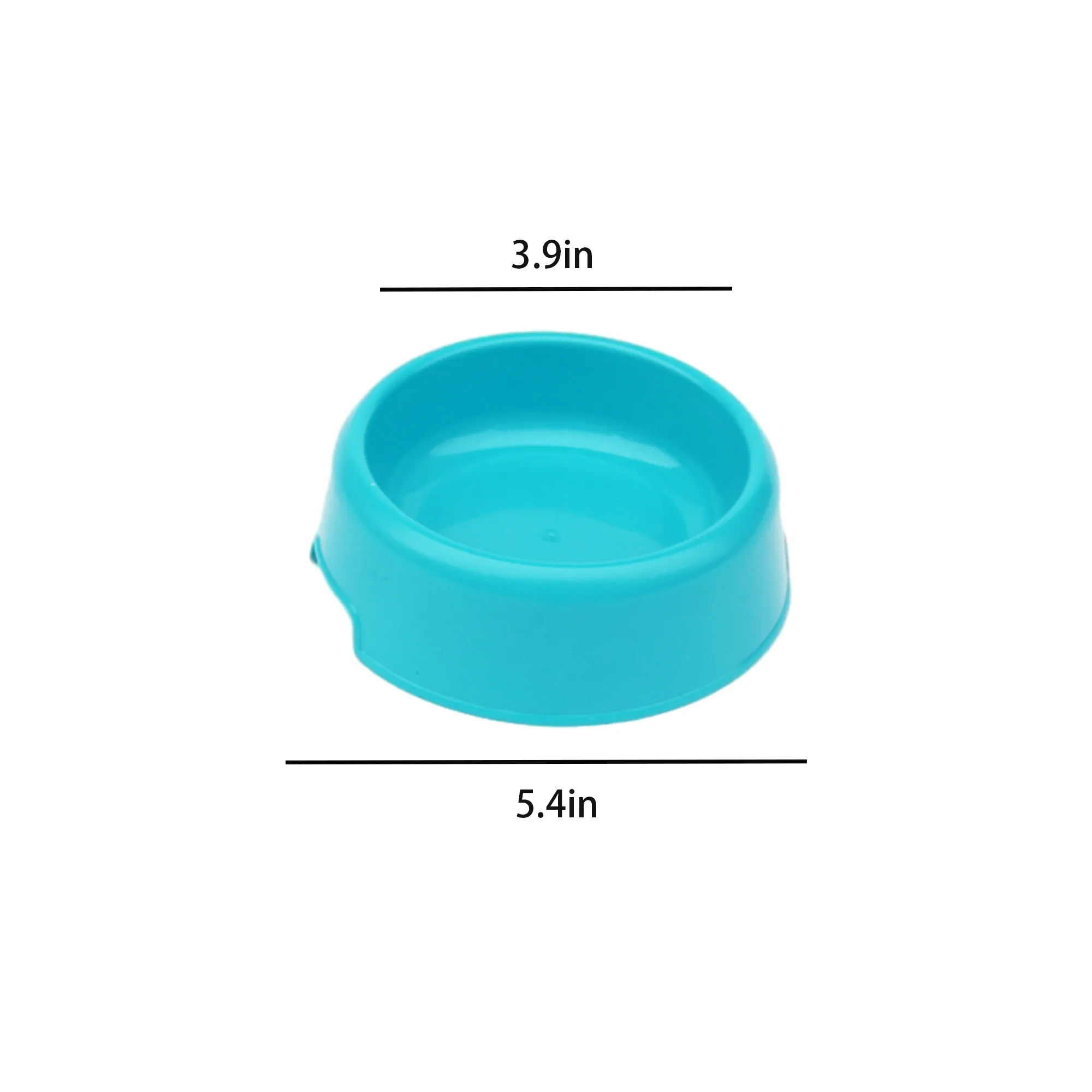 3.9in Pet Plastic Bowl Drinking/Feeding Basins 6