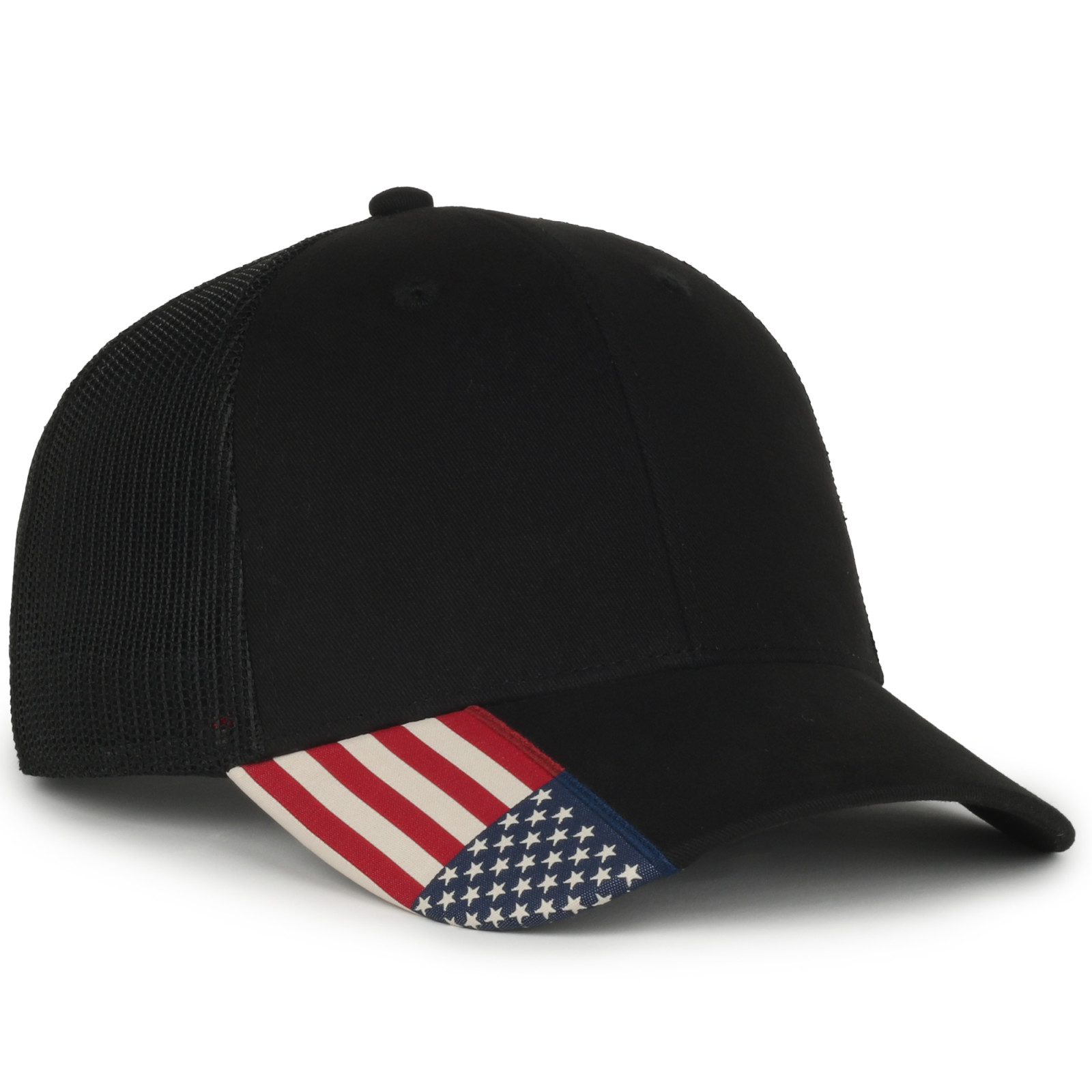 Mesh Back w/Flag Visor Insert