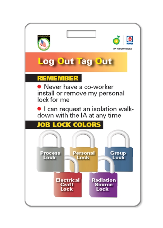 Plastic ID Badge - 2.125" x 3.375" 2