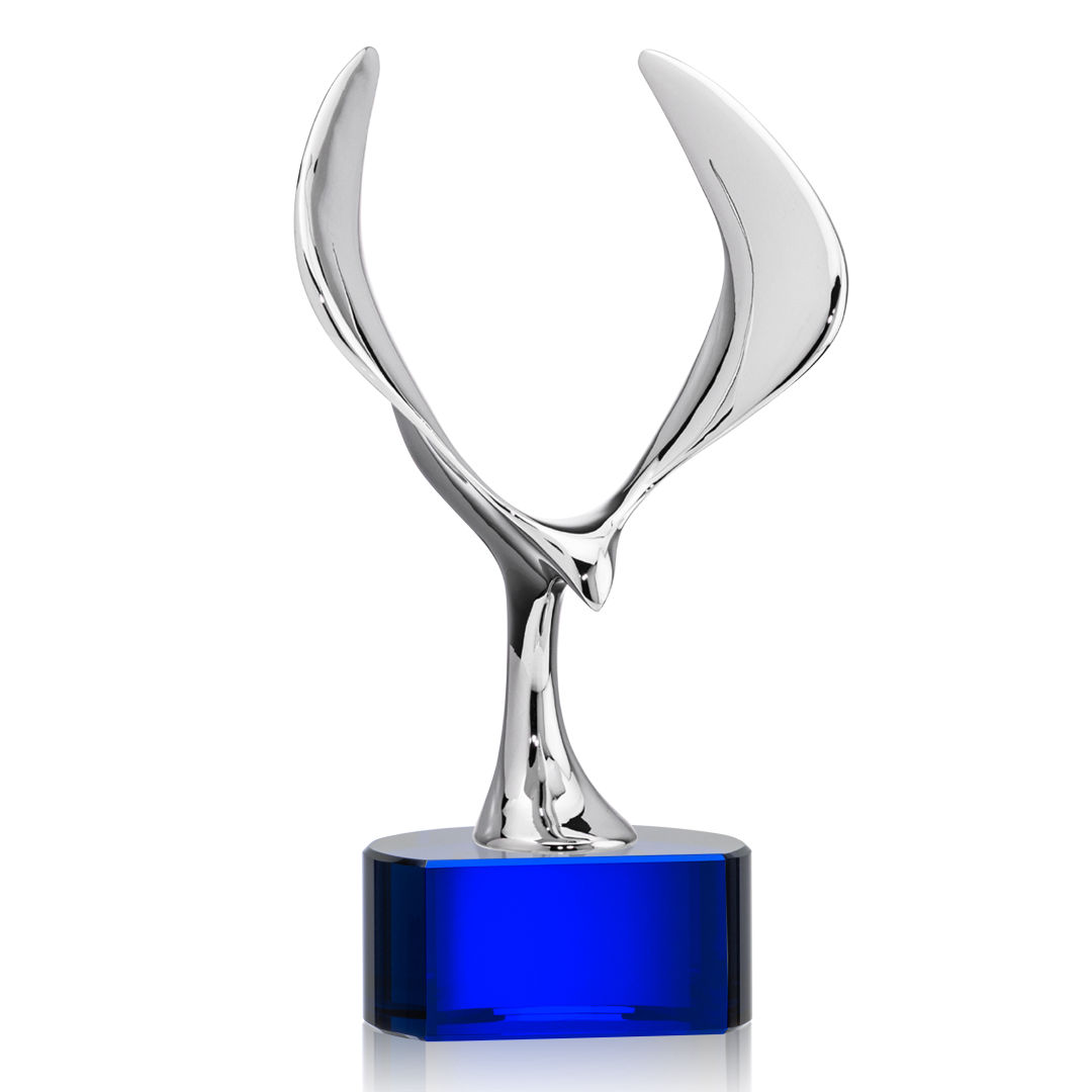 Maverick Eagle VividPrint™ Award on Paragon Base - Blue 5