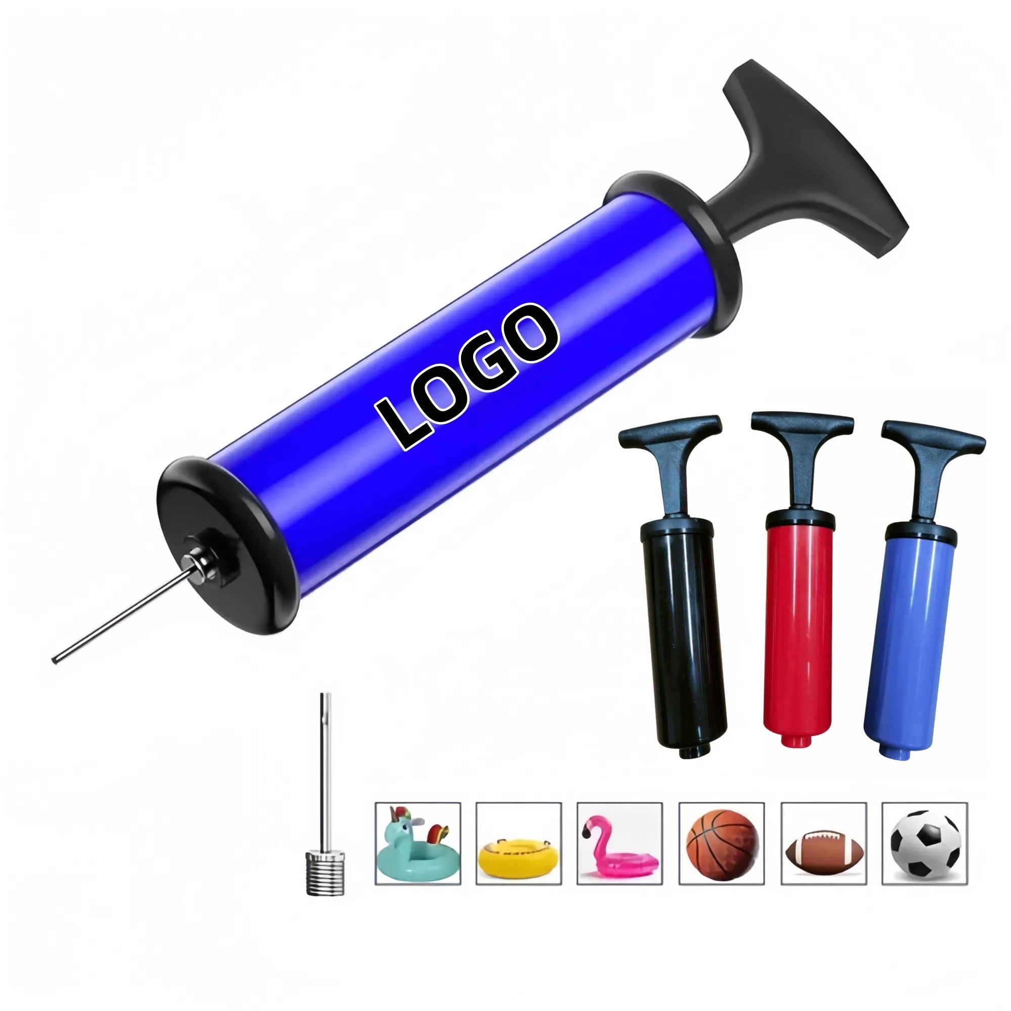 8-Inch Exercise Ball Manual Air Pump