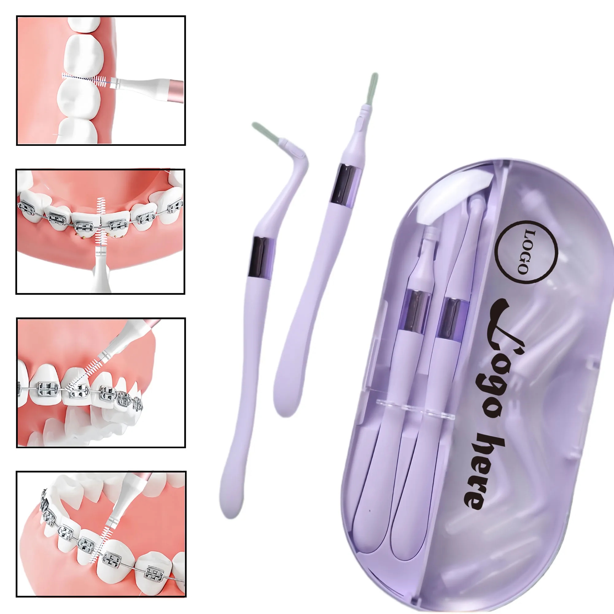 Popular L I Interdental Brush With Bristles