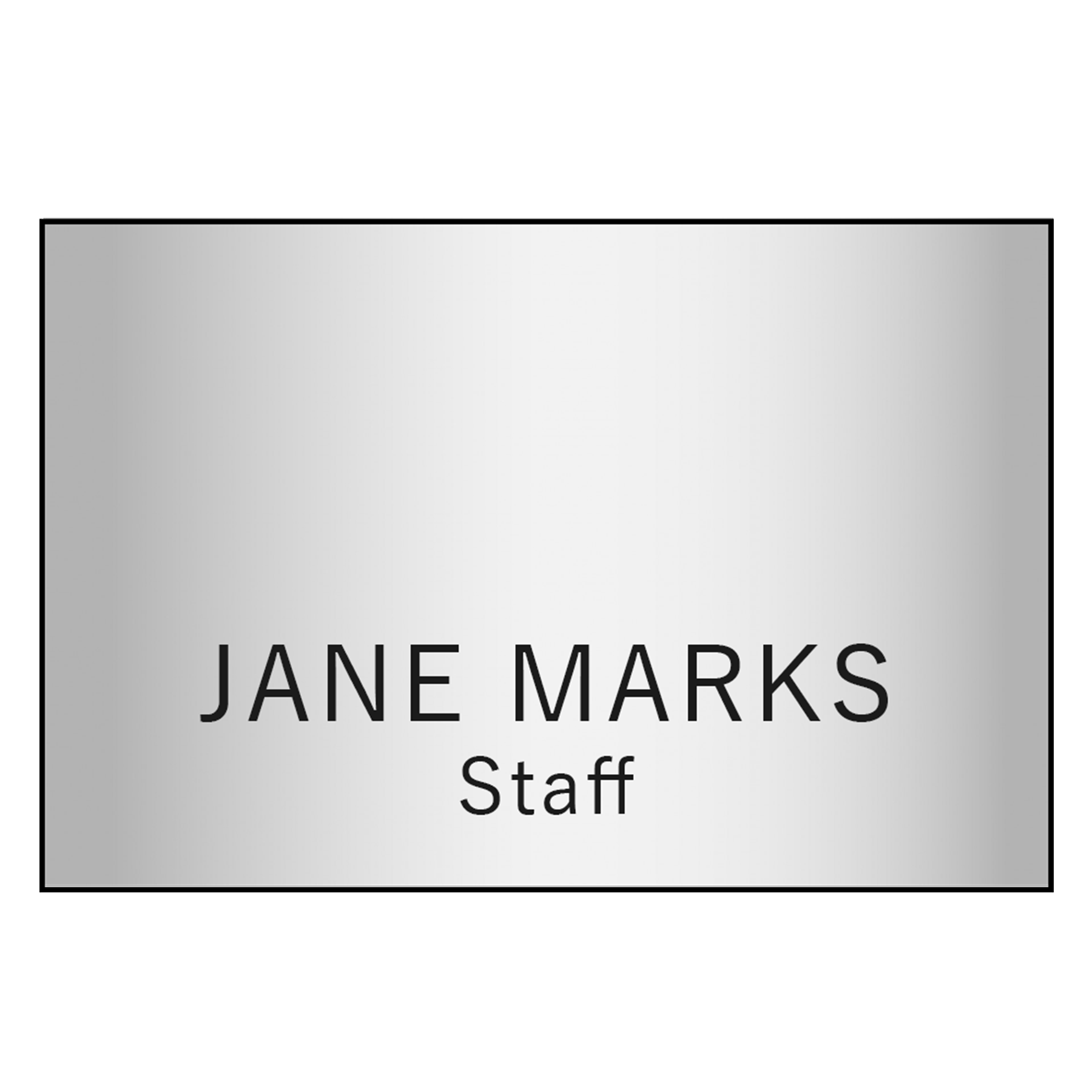 Hollywood Plastic Name Badge (Standard Size 2" x 3") 9