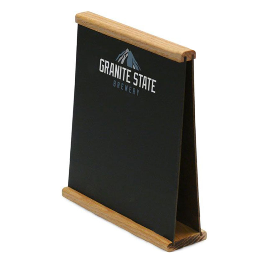 Countertop Table Tent Style A-Frame Chalkboard 12"W x 14"H