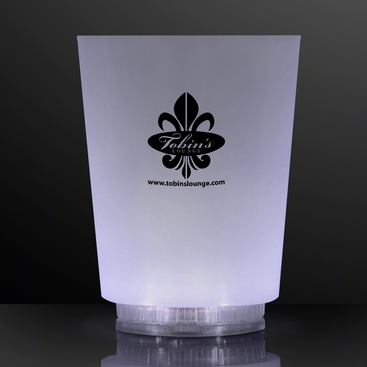 Light Up Frosted Short Glass 5