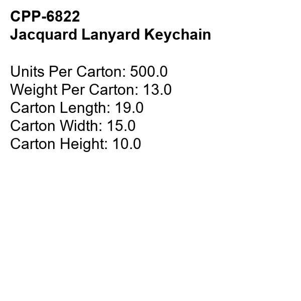 Jacquard Lanyard Keychain 2