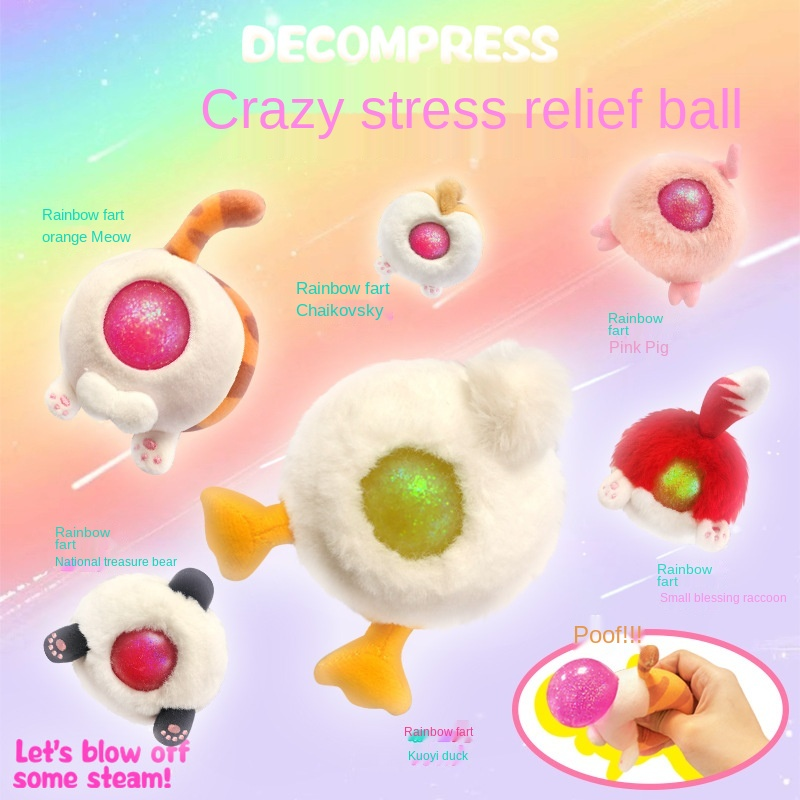 Stuffed animal stress relief toy 2