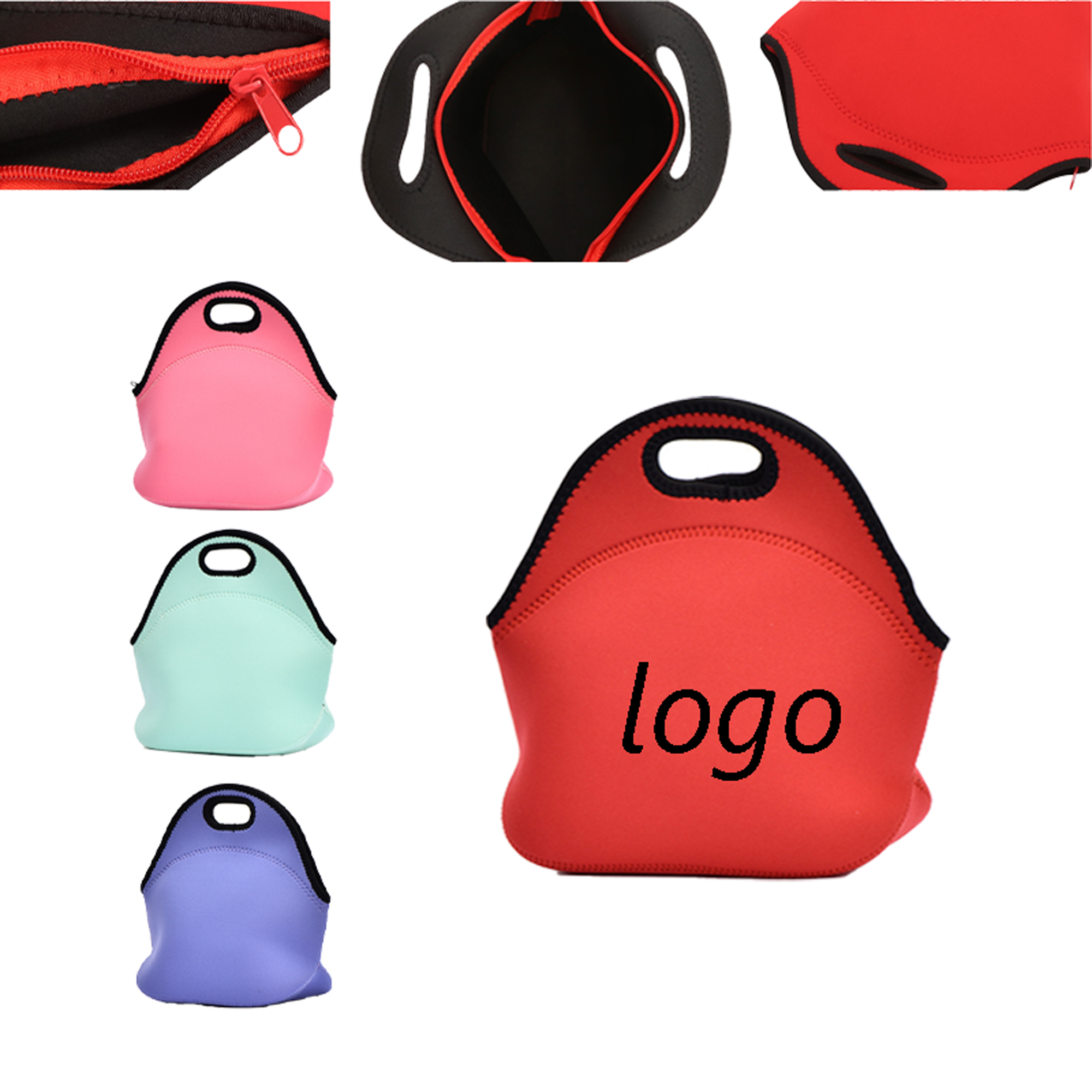 Rubber Insulated Lunch Storage Tote 1