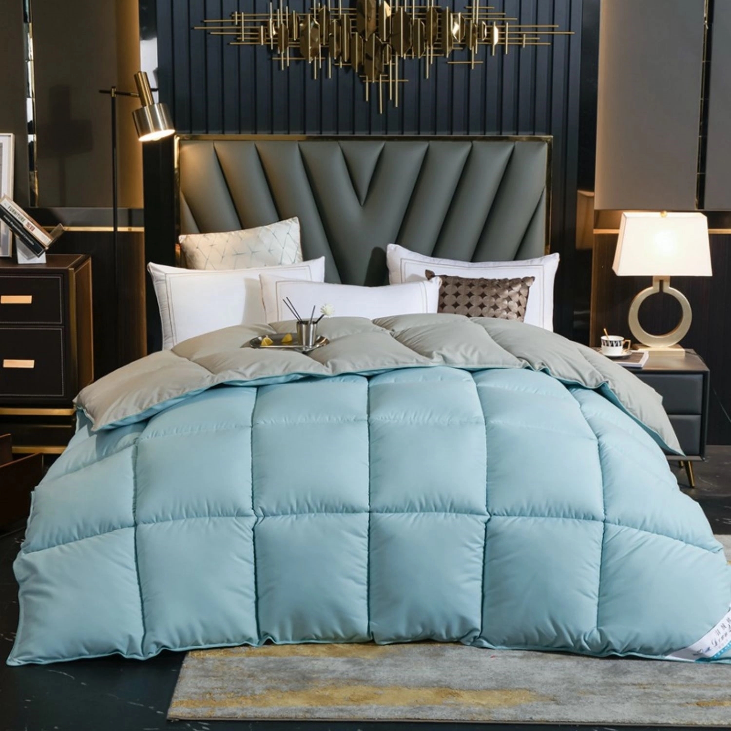 Lightweight Goose Feathers Down Comforter Duvet 7