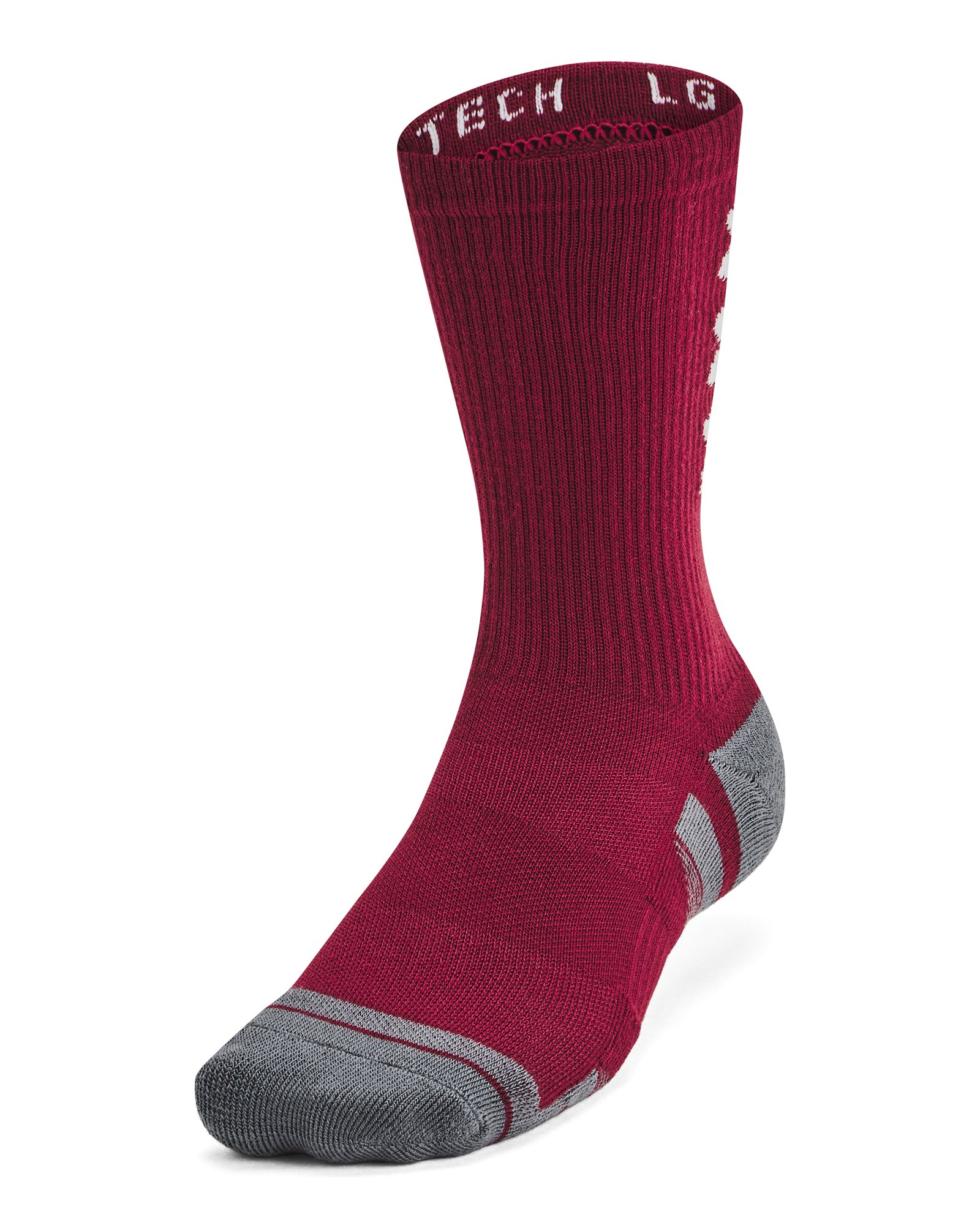 UA Performance Tech Unisex 3-Pack Crew Socks 3